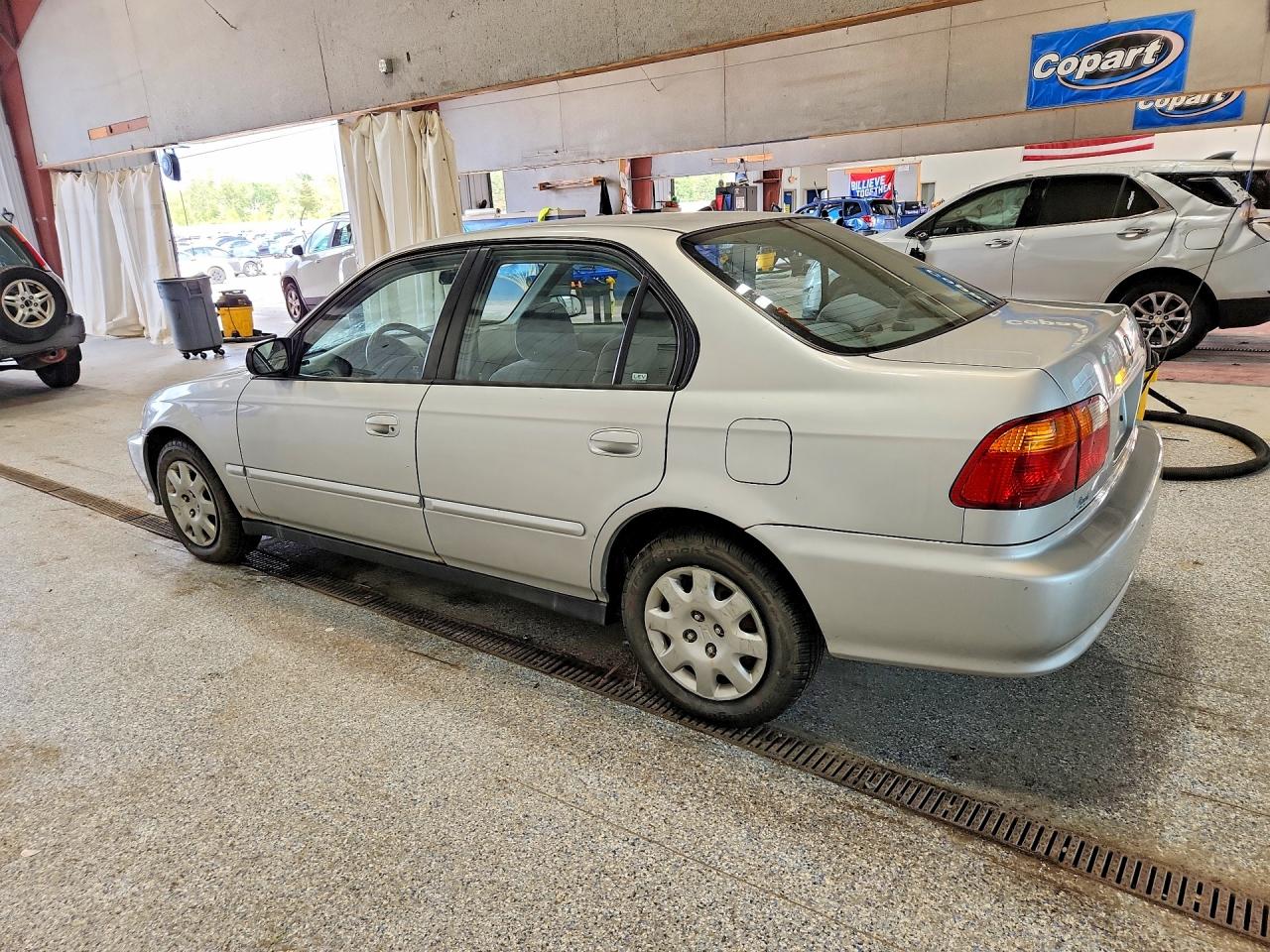 2000 Honda Civic Base Silver vin: 2HGEJ6615YH574530