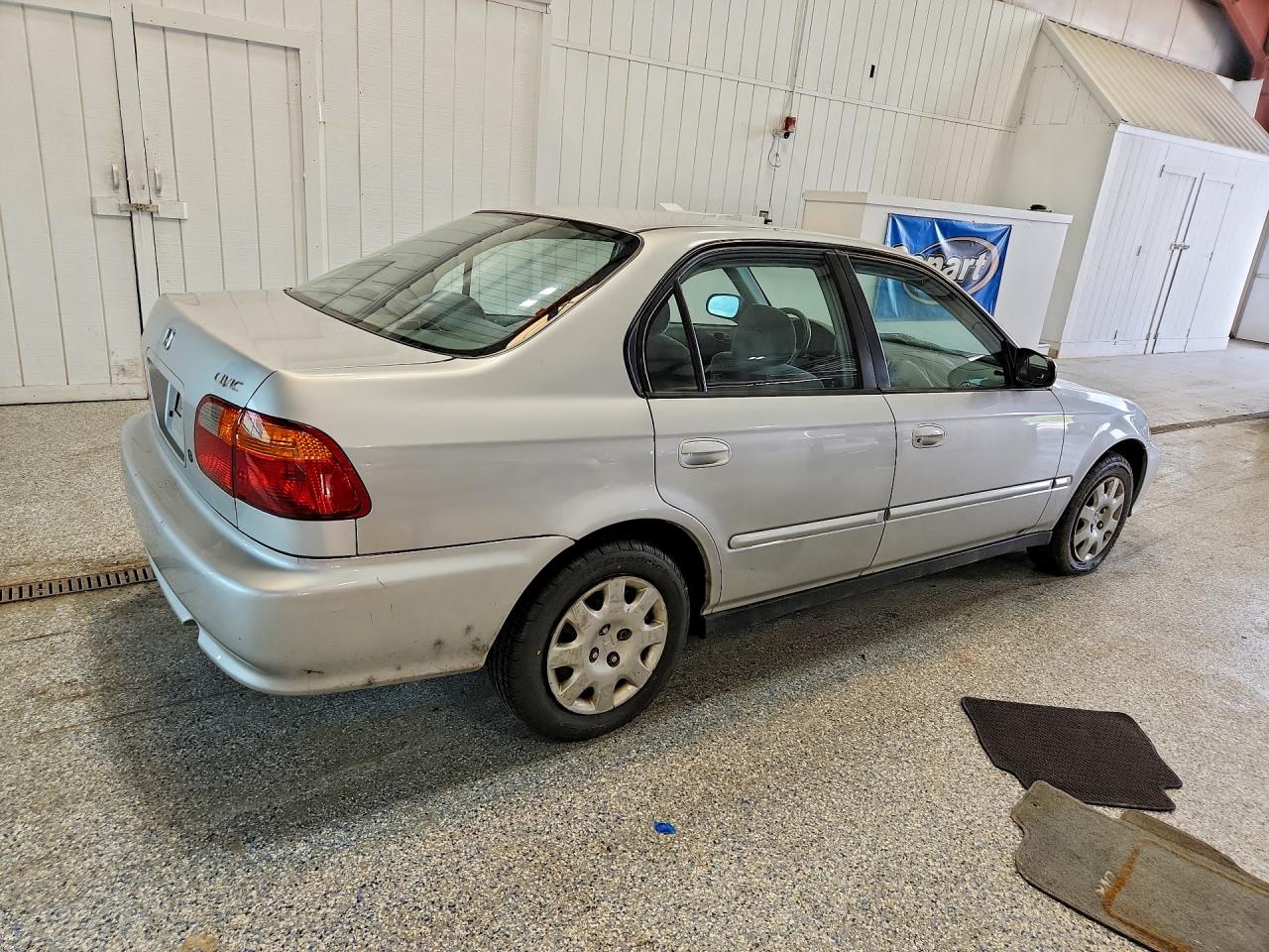 2000 Honda Civic Base Silver vin: 2HGEJ6615YH574530