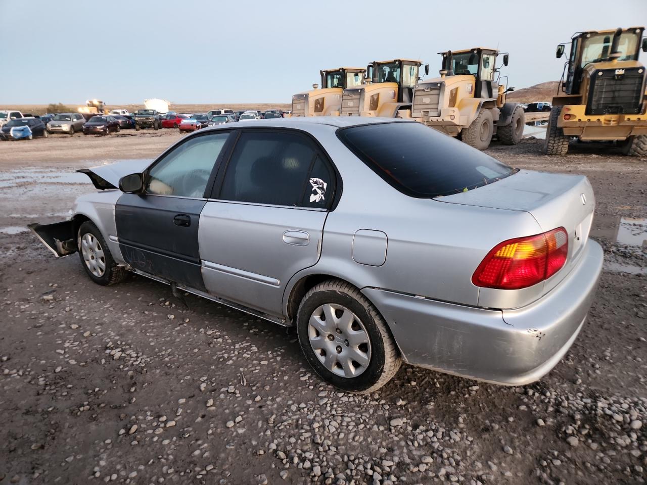 2000 Honda Civic Base Серебряный vin: 2HGEJ6616YH604781