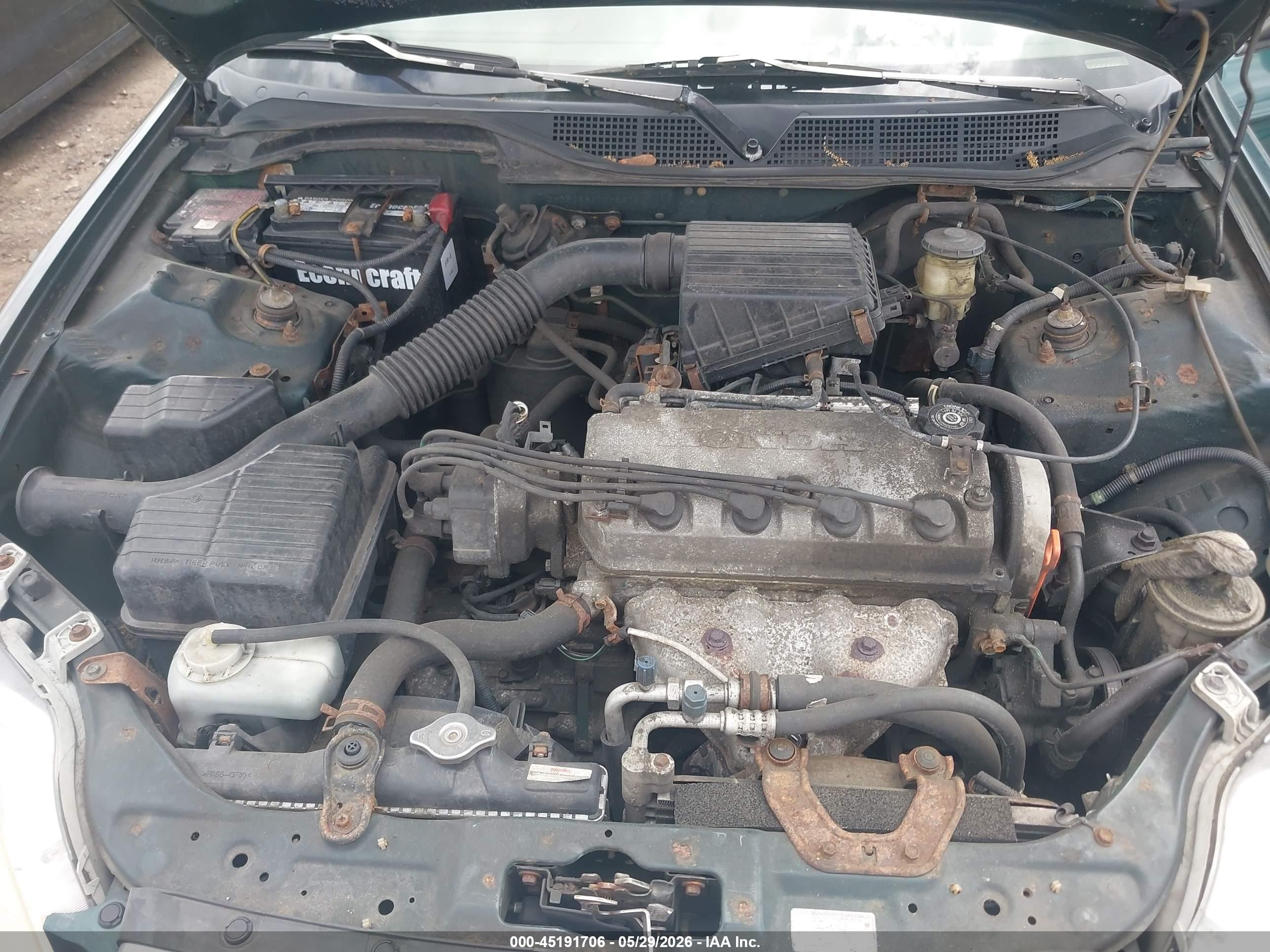 2000 Honda Civic Value Package Green vin: 2HGEJ6617YH527337