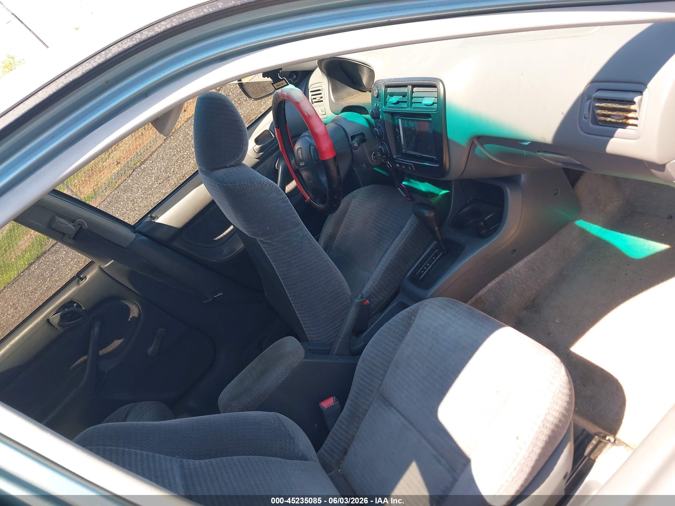 2000 Honda Civic Value Package Light Blue vin: 2HGEJ6618YH514290
