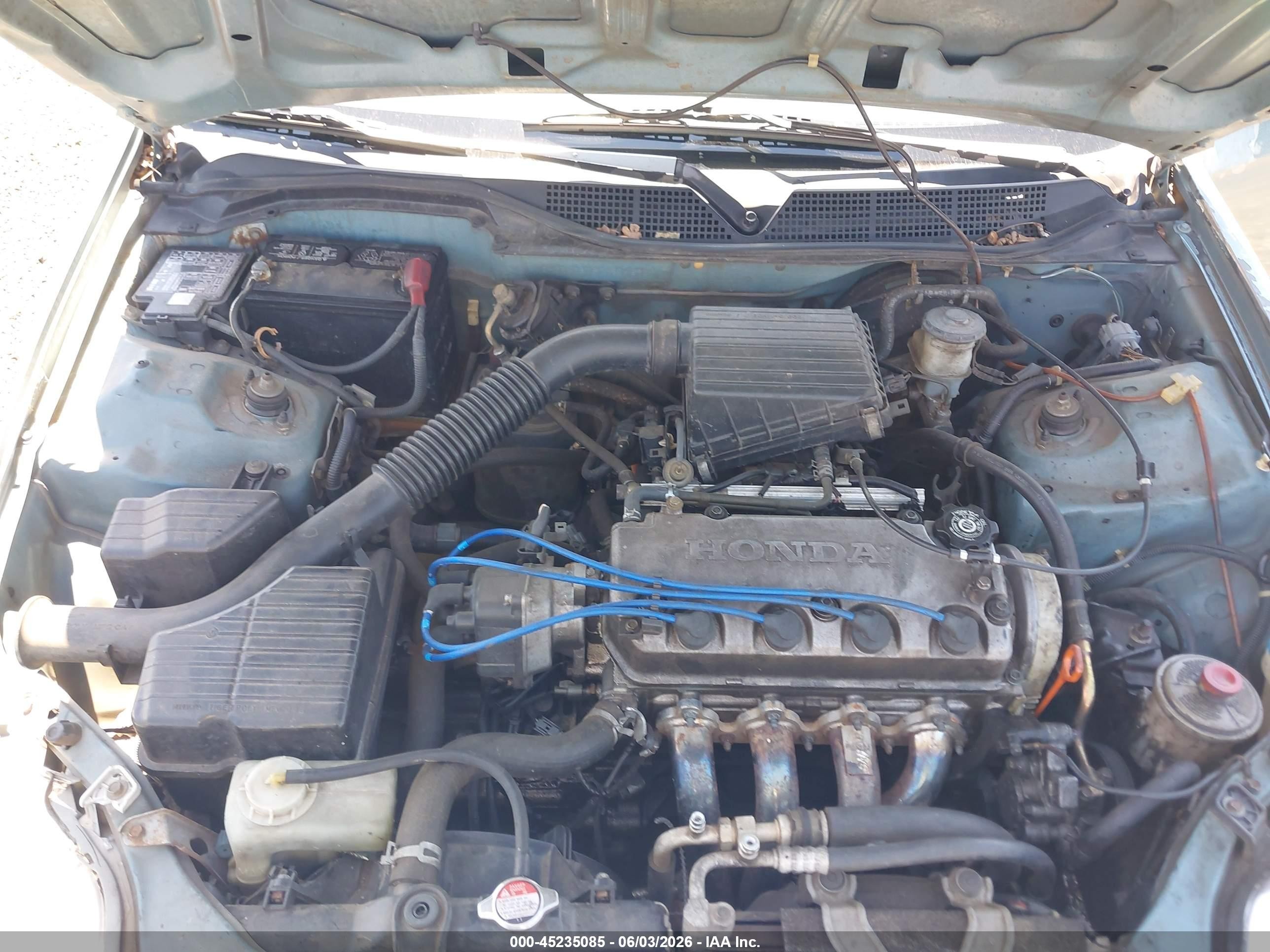 2000 Honda Civic Value Package Light Blue vin: 2HGEJ6618YH514290