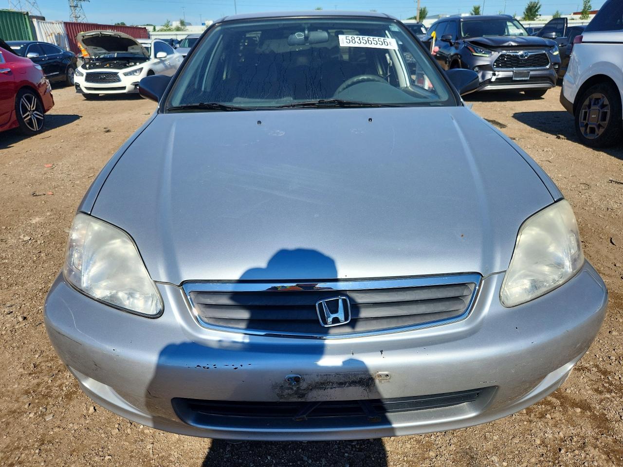 2000 Honda Civic Base Silver vin: 2HGEJ6618YH565319