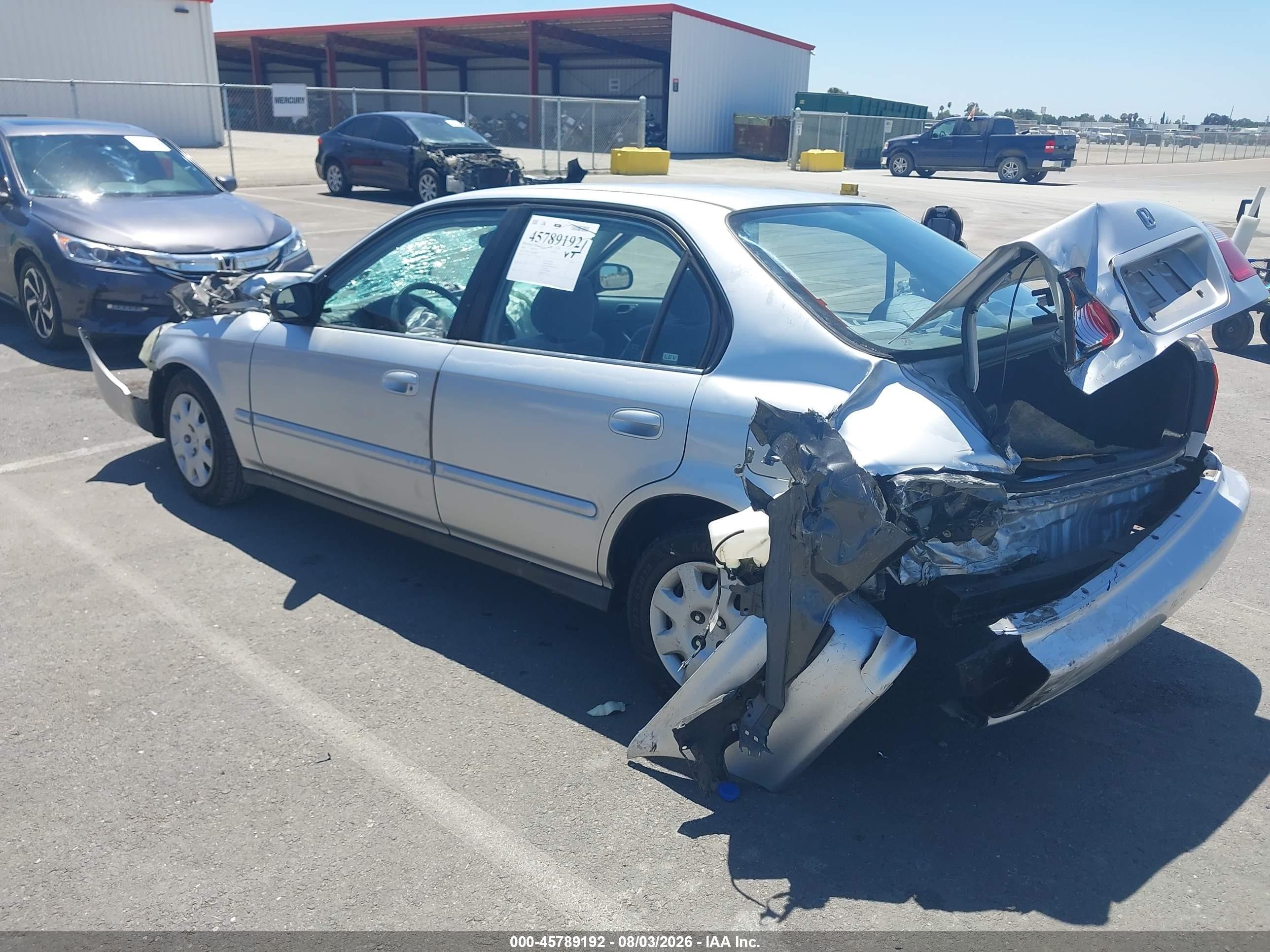 2000 Honda Civic Value Package Серебряный vin: 2HGEJ6618YH565689