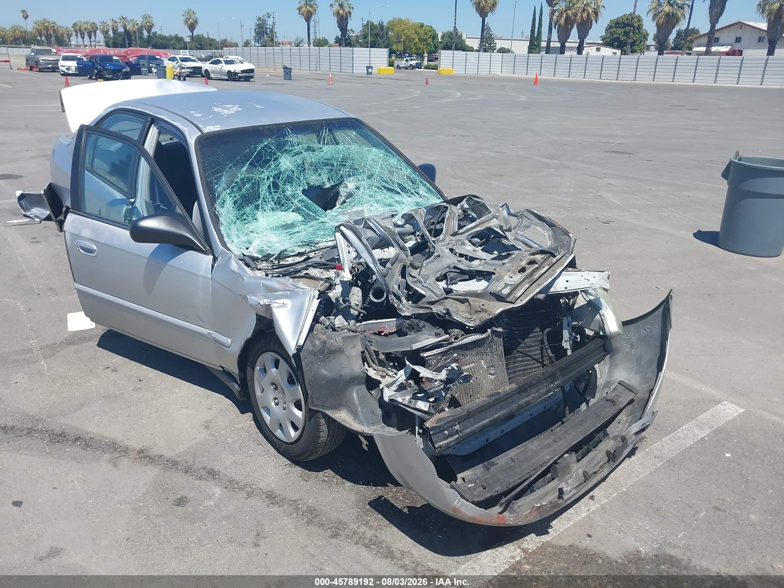 2000 Honda Civic Value Package Серебряный vin: 2HGEJ6618YH565689