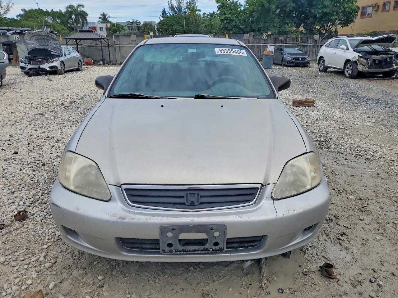 1999 Honda Civic Base Silver vin: 2HGEJ6619XH570978