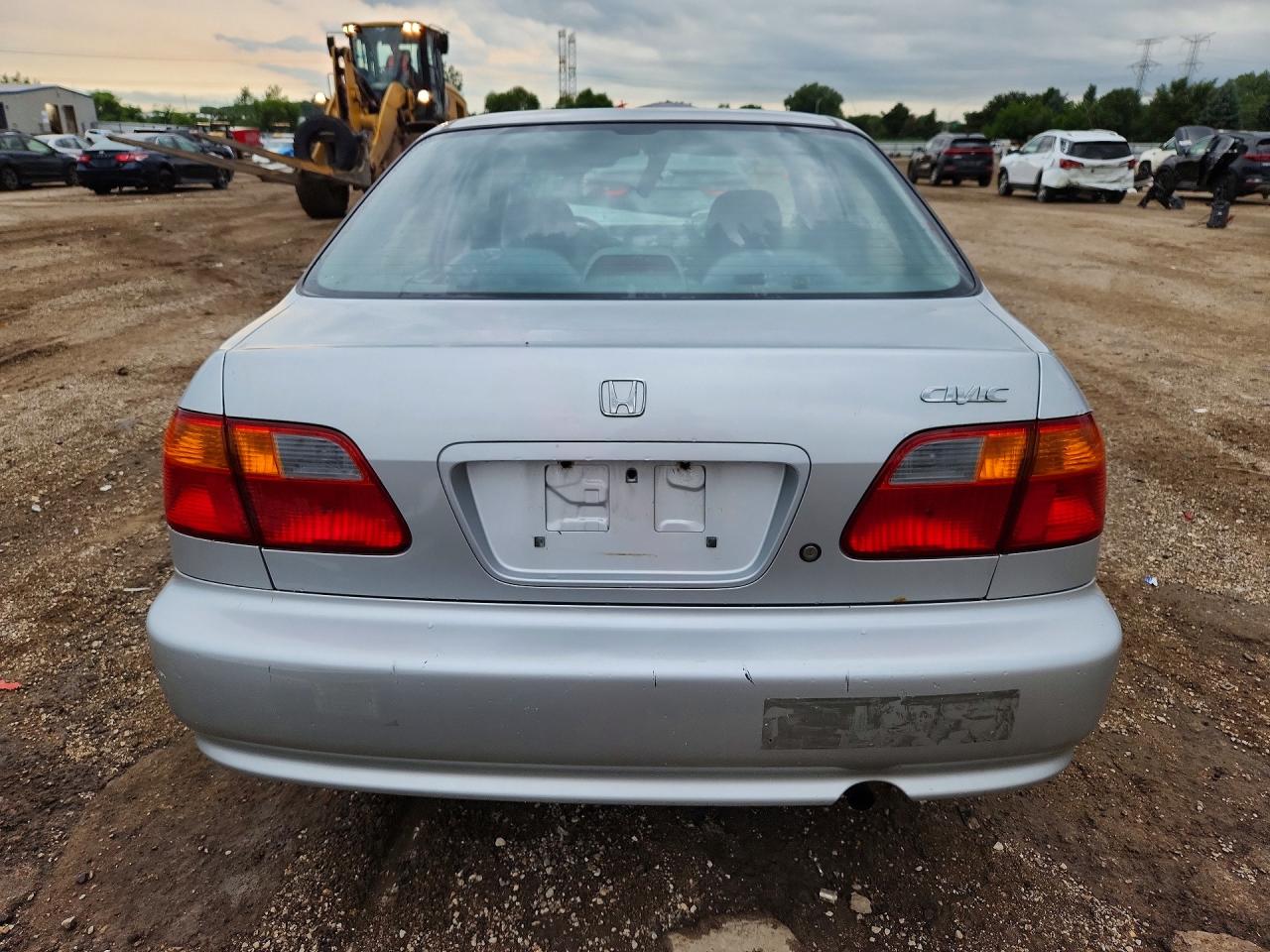2000 Honda Civic Base Silver vin: 2HGEJ6619YH517733