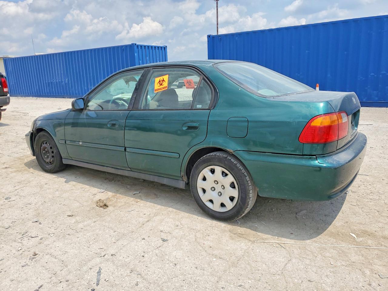 2000 Honda Civic Base Green vin: 2HGEJ6619YH538386