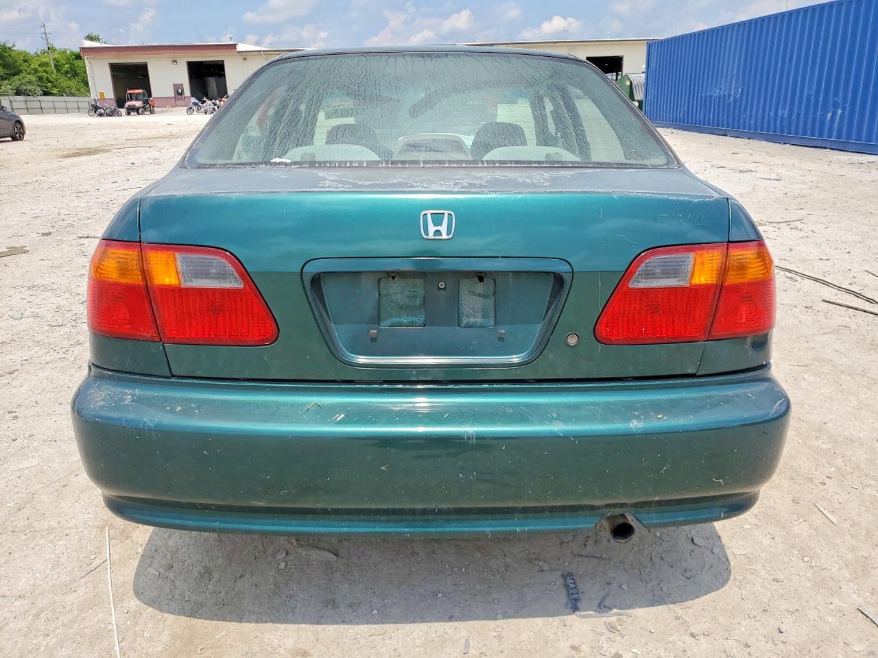 2000 Honda Civic Base Green vin: 2HGEJ6619YH538386