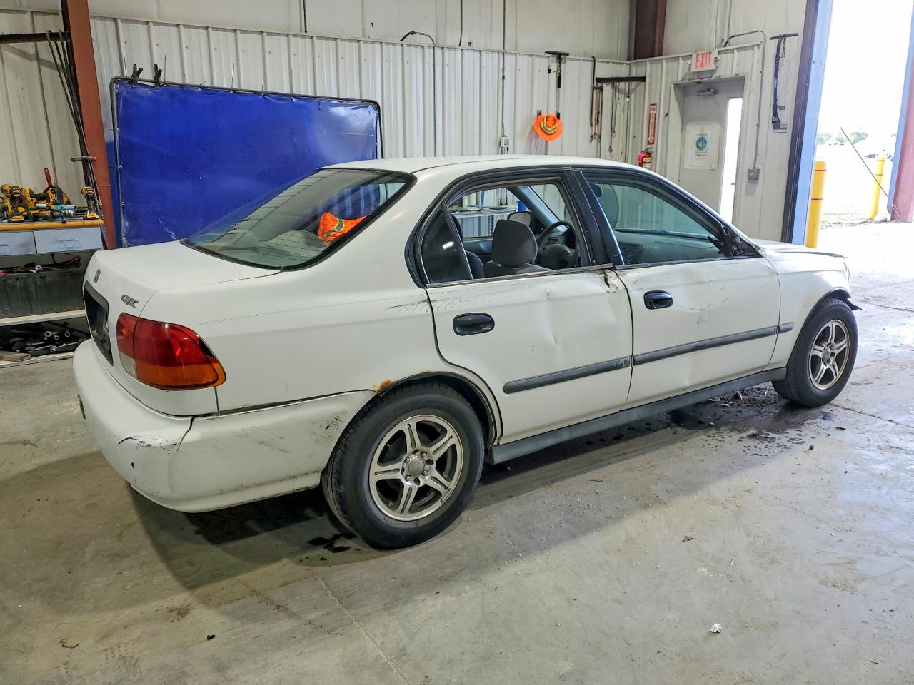 1996 Honda Civic Dx White vin: 2HGEJ6622TH505070