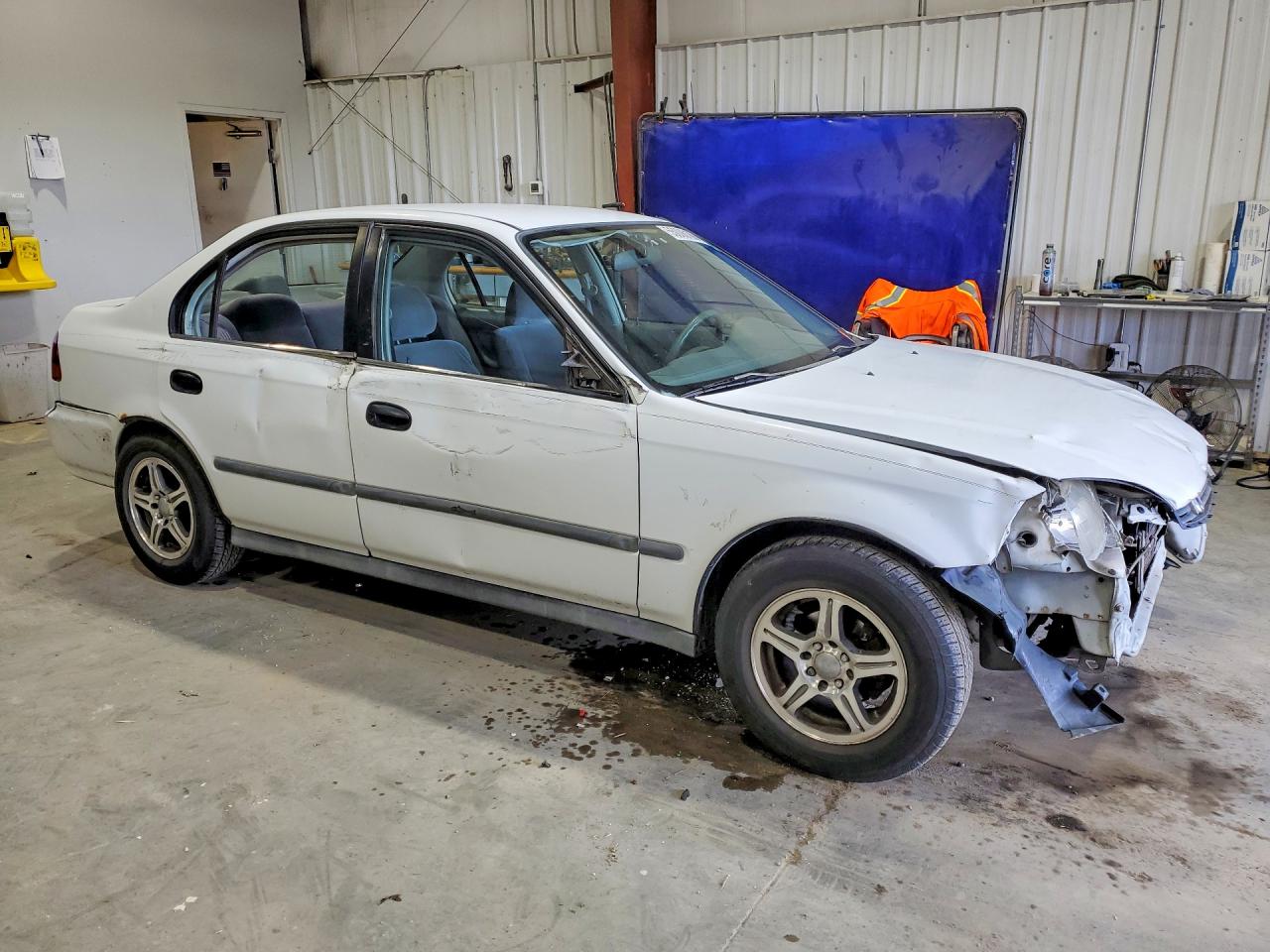 1996 Honda Civic Dx White vin: 2HGEJ6622TH505070