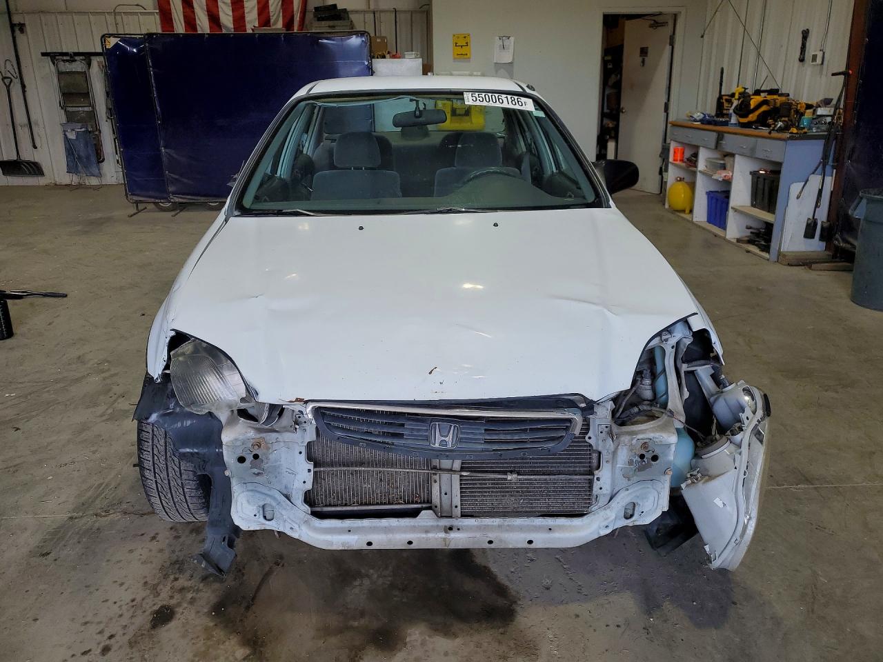 1996 Honda Civic Dx White vin: 2HGEJ6622TH505070