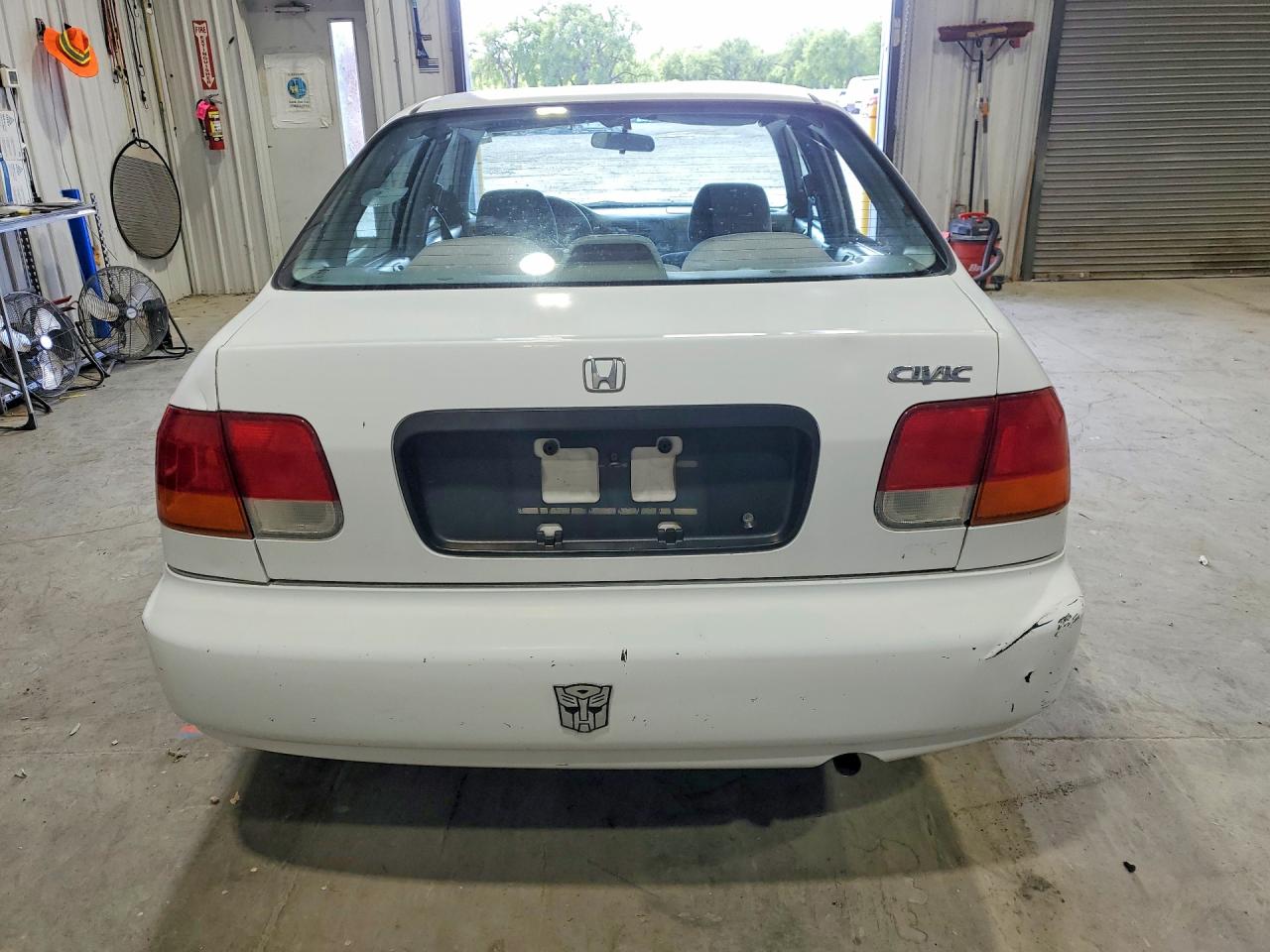 1996 Honda Civic Dx White vin: 2HGEJ6622TH505070