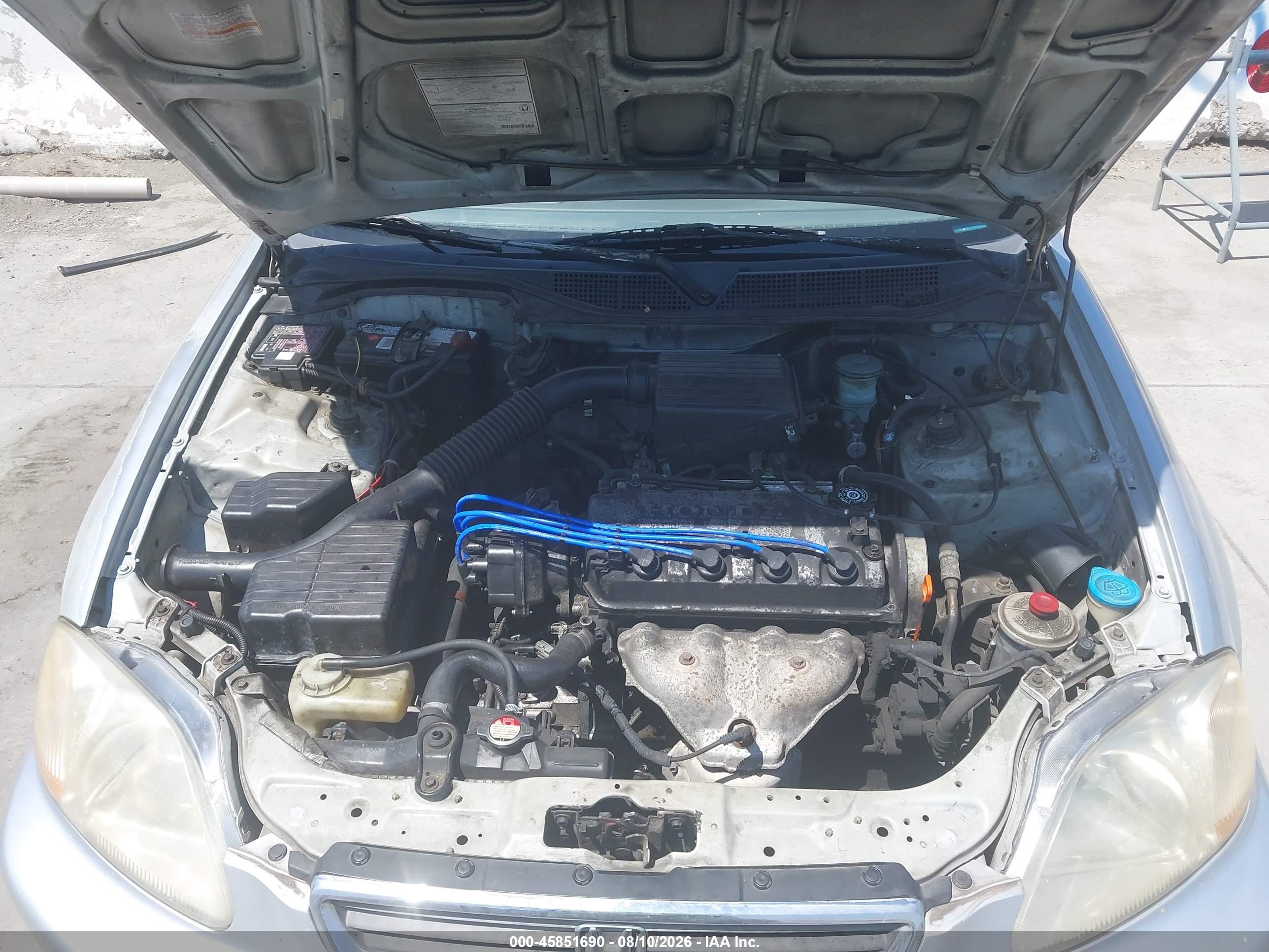 1997 Honda Civic Dx Silver vin: 2HGEJ6624VH546240