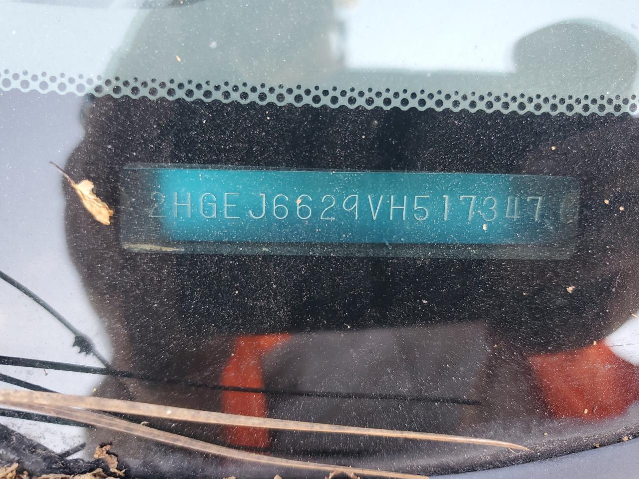 1997 Honda Civic Dx Серый vin: 2HGEJ6629VH517347