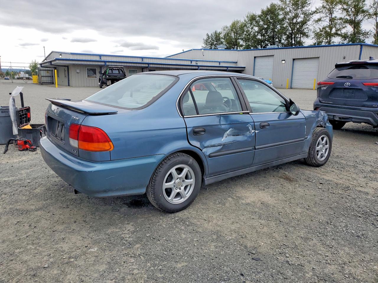 1997 Honda Civic Lx Синий vin: 2HGEJ6670VH508242