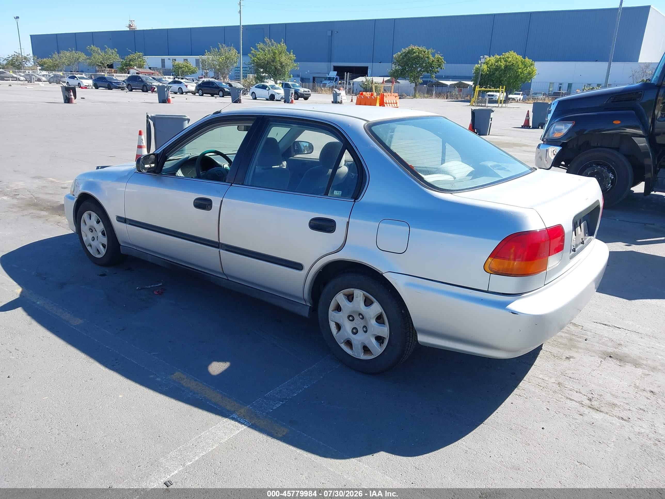 1998 Honda Civic Lx Silver vin: 2HGEJ6670WH569981
