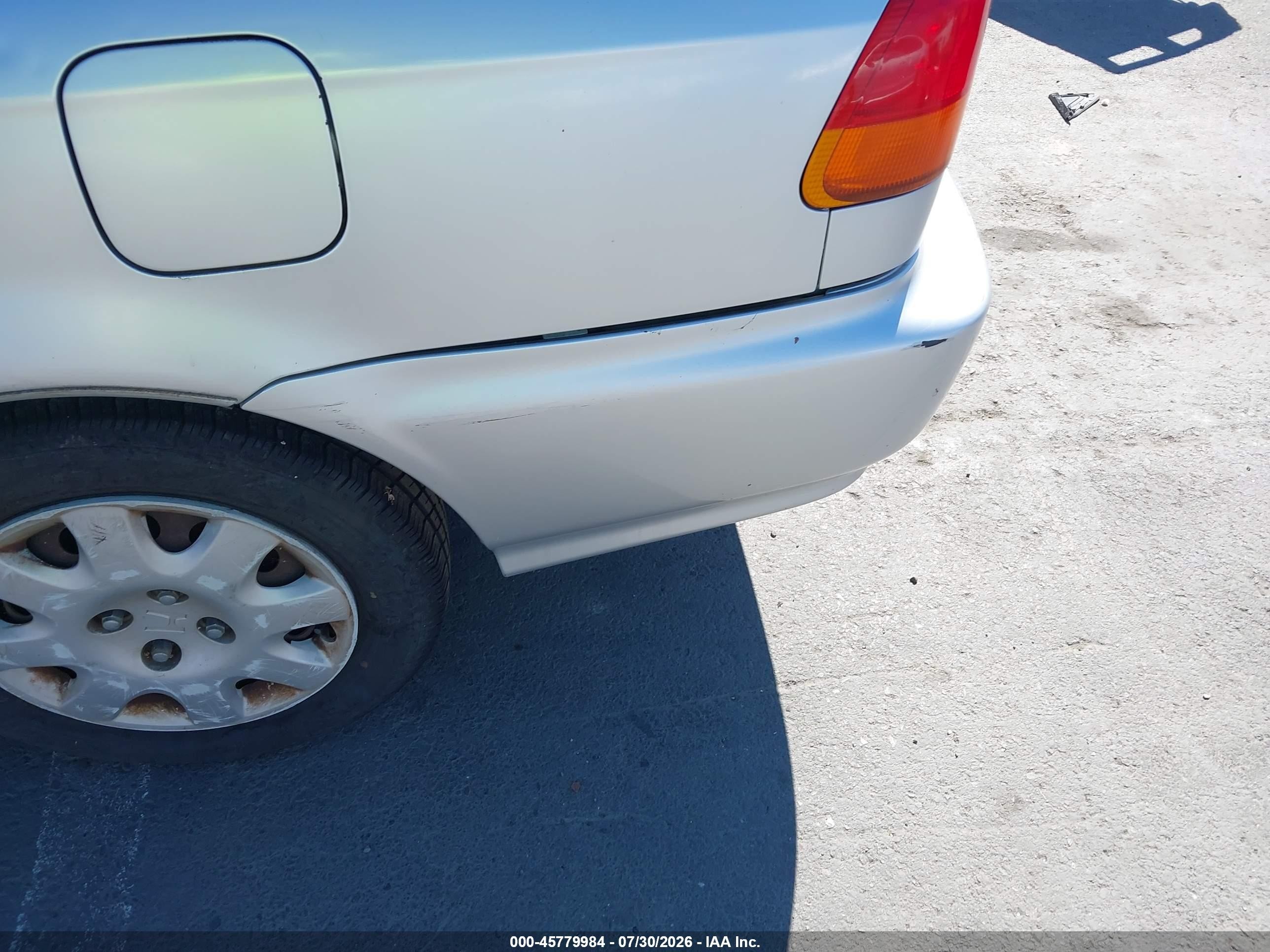 1998 Honda Civic Lx Silver vin: 2HGEJ6670WH569981