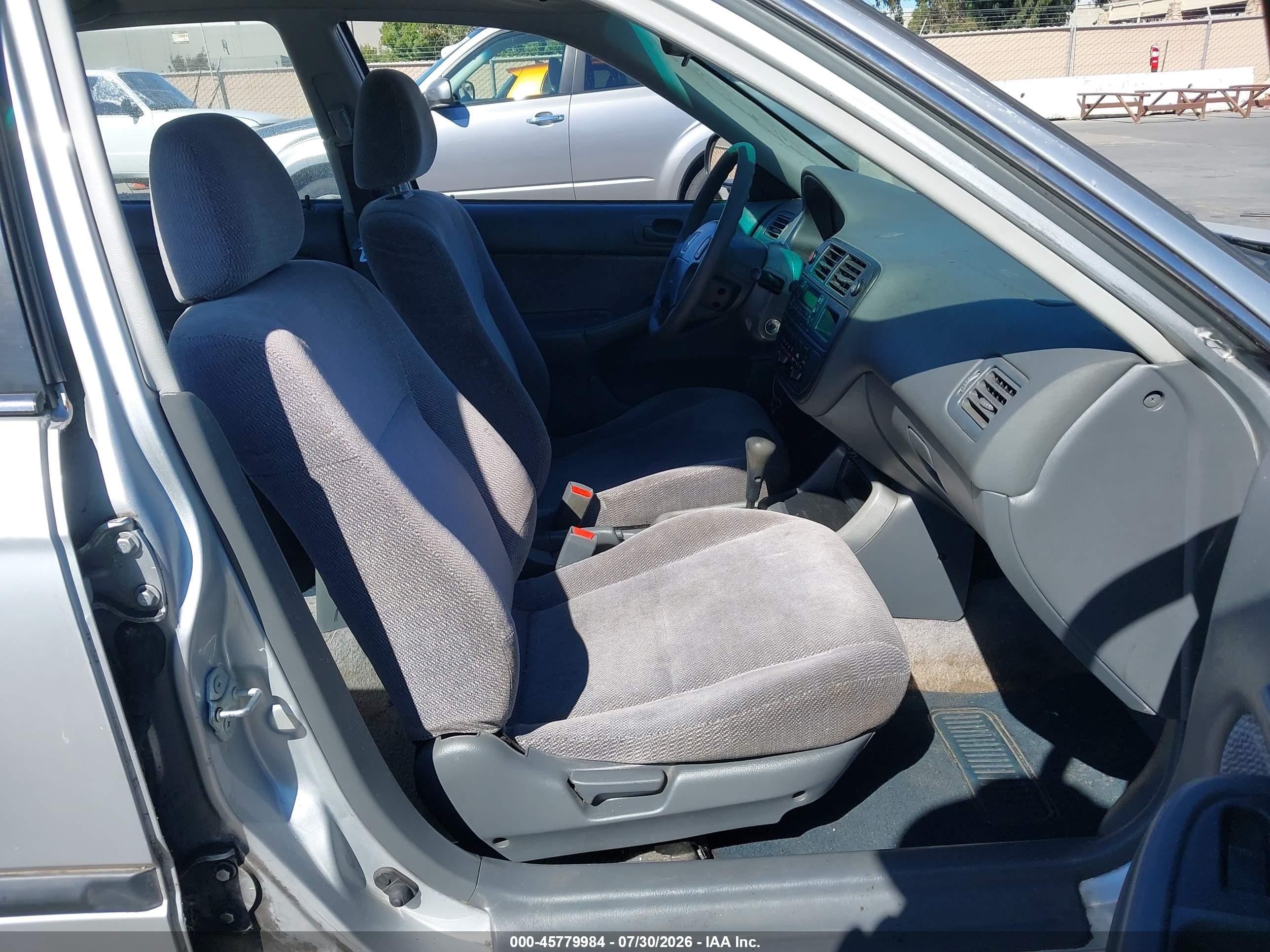 1998 Honda Civic Lx Silver vin: 2HGEJ6670WH569981