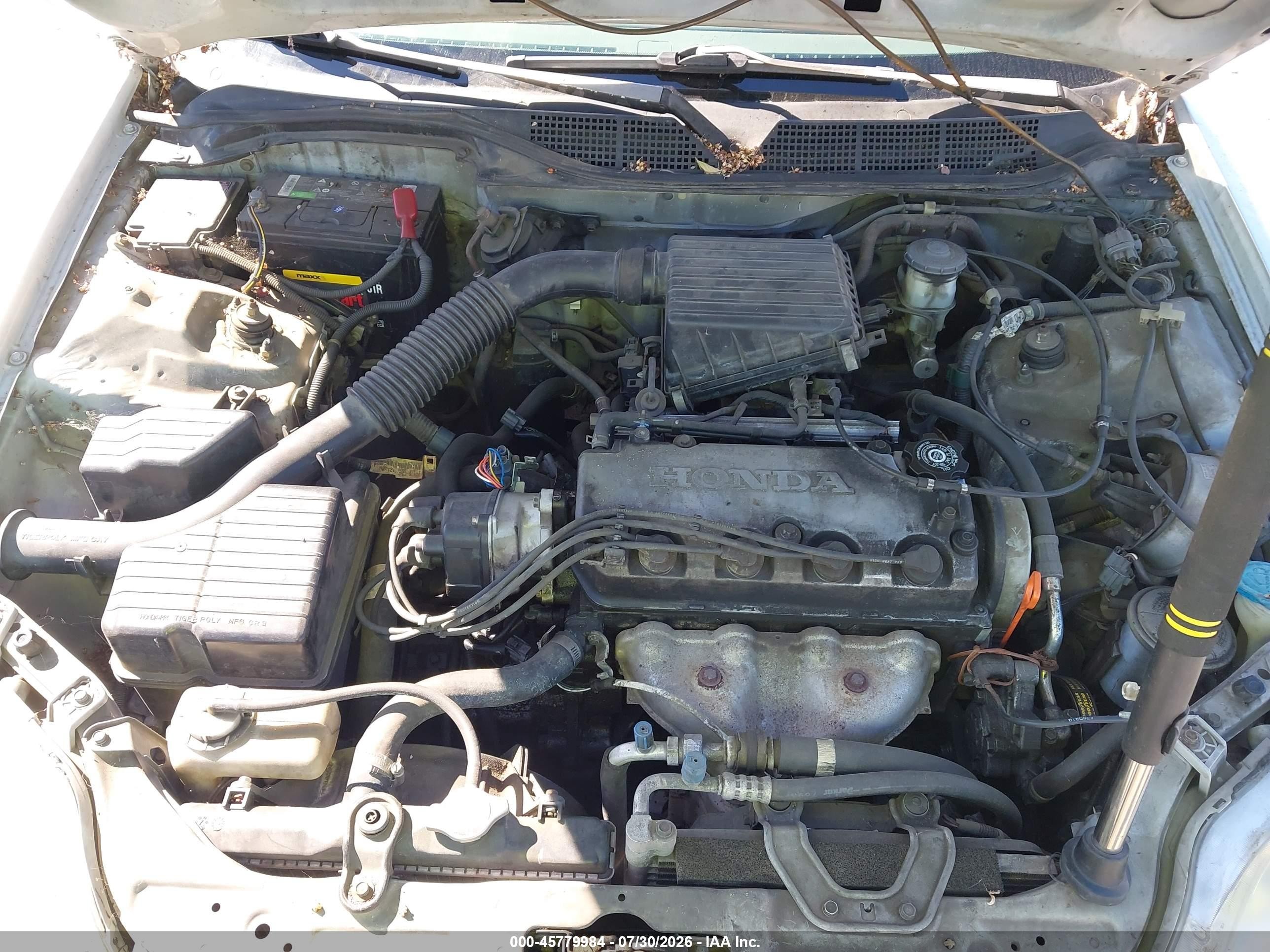1998 Honda Civic Lx Silver vin: 2HGEJ6670WH569981