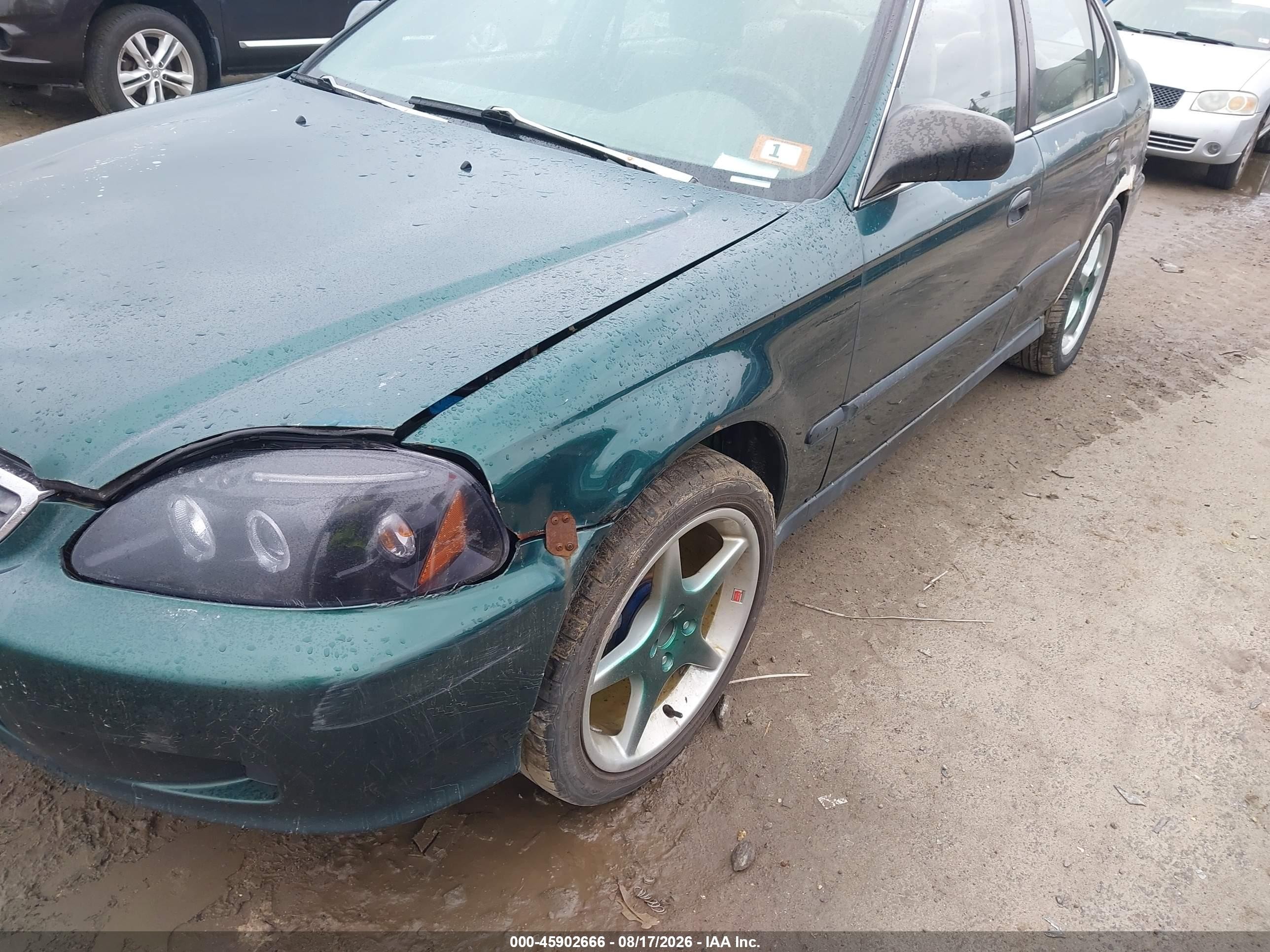 2000 Honda Civic Lx Green vin: 2HGEJ6670YH504972