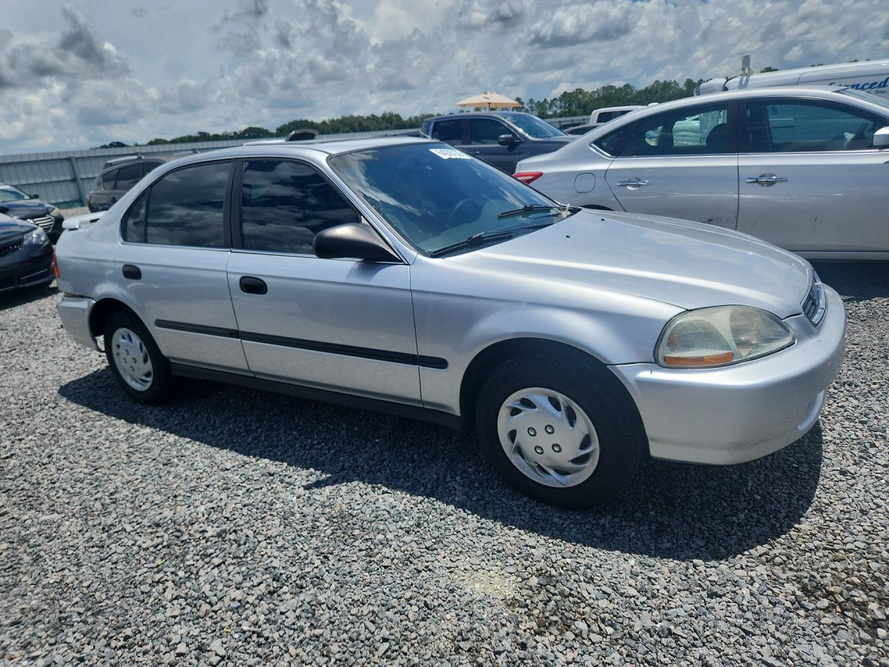 1997 Honda Civic Lx Silver vin: 2HGEJ6671VH515118