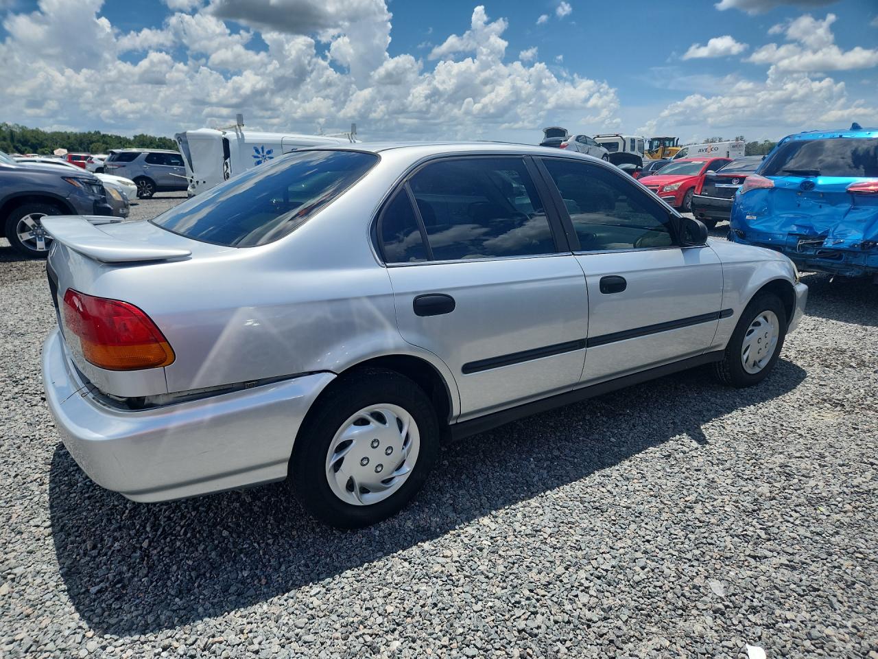 1997 Honda Civic Lx Silver vin: 2HGEJ6671VH515118