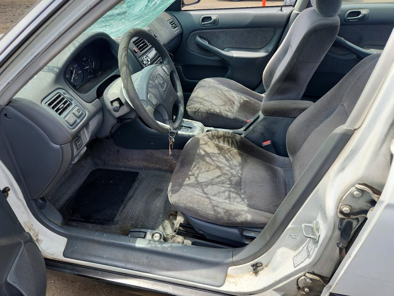 1997 Honda Civic Lx White vin: 2HGEJ6671VH552802