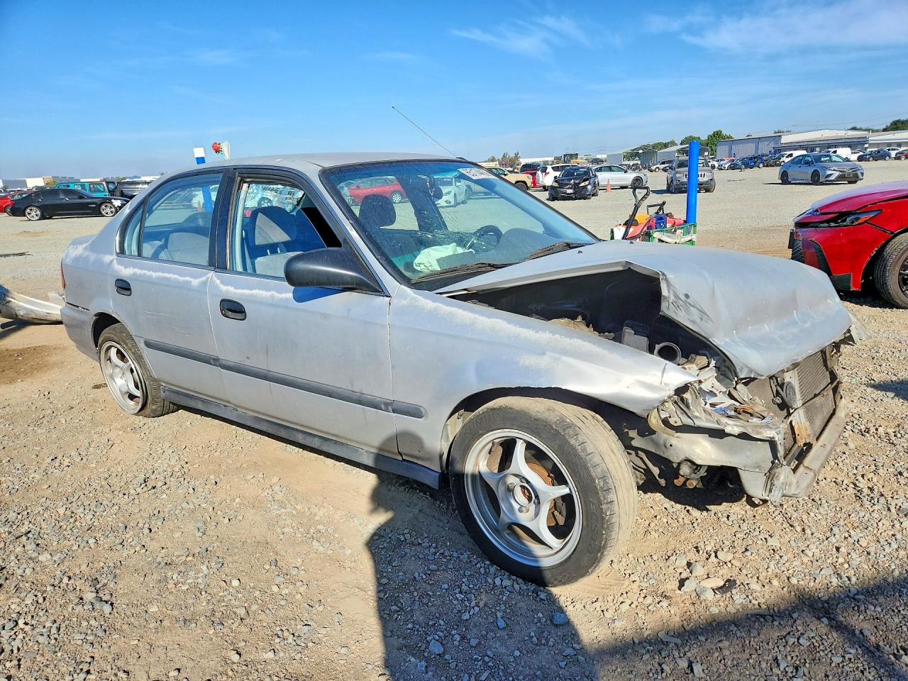 1997 Honda Civic Lx Gray vin: 2HGEJ6671VH582382