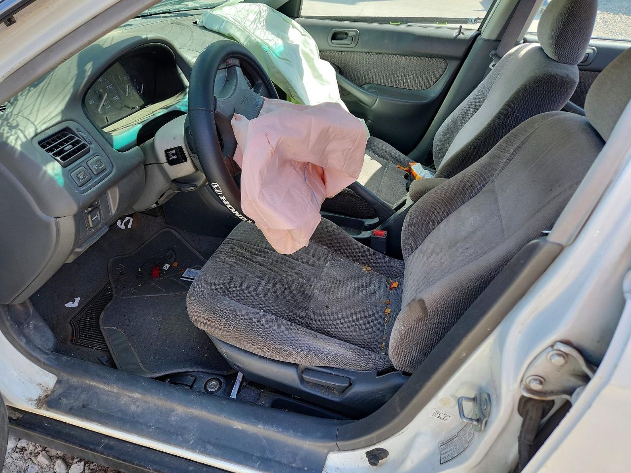 1998 Honda Civic Lx White vin: 2HGEJ6671WH545396