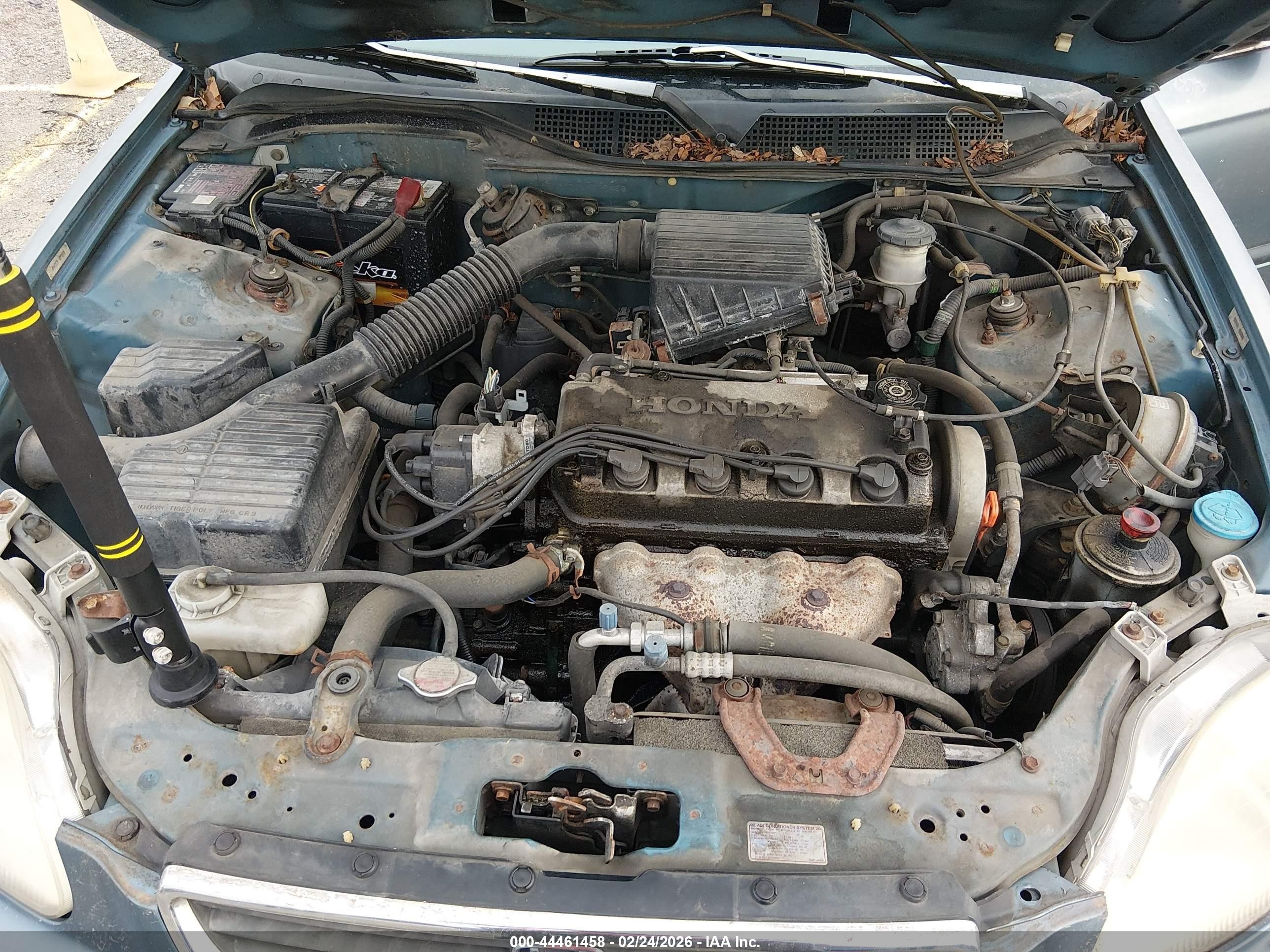 1998 Honda Civic Lx Blue vin: 2HGEJ6671WH617486