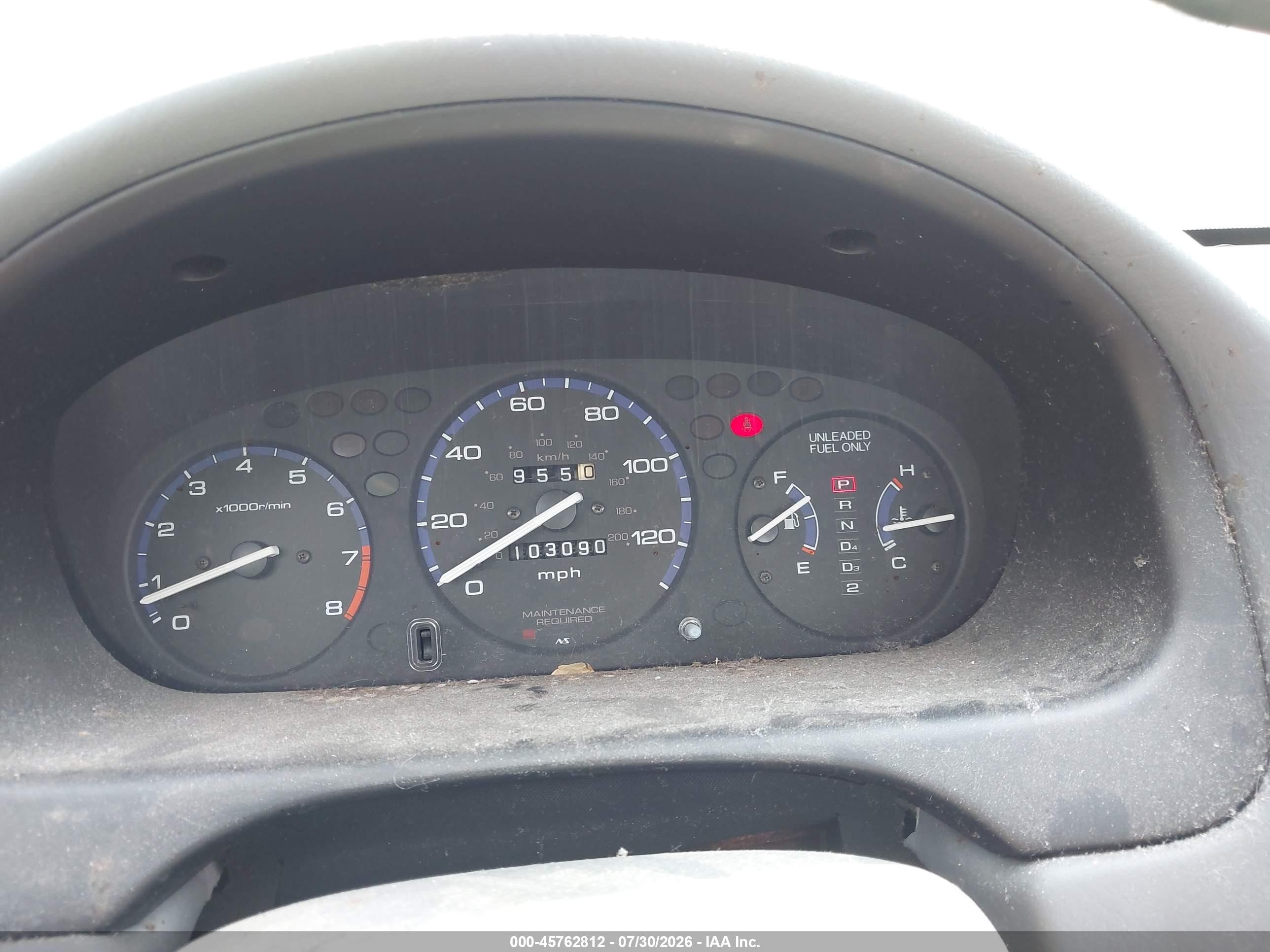1998 Honda Civic Lx Blue vin: 2HGEJ6672WH533886