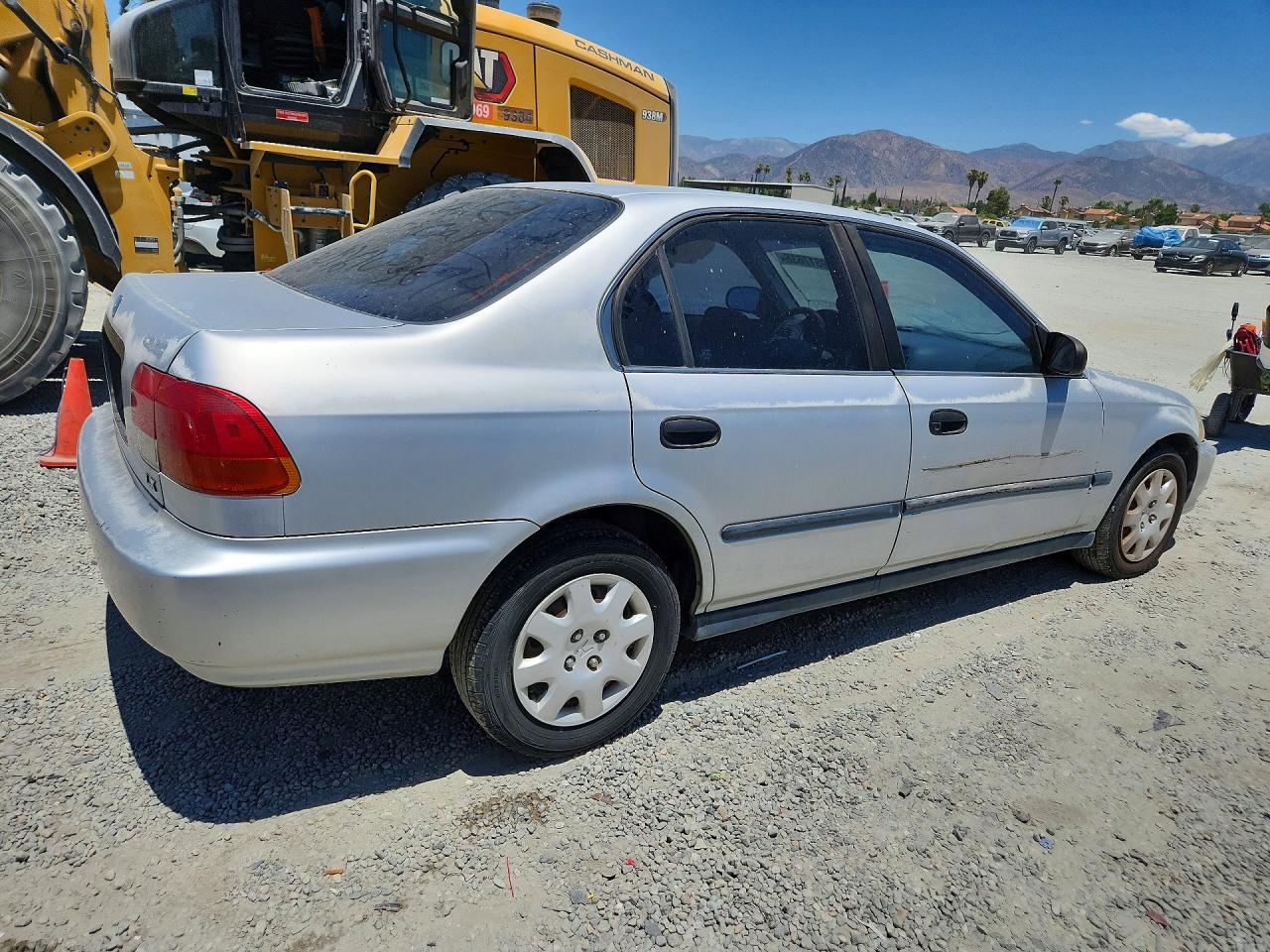 1998 Honda Civic Lx Silver vin: 2HGEJ6672WH625645