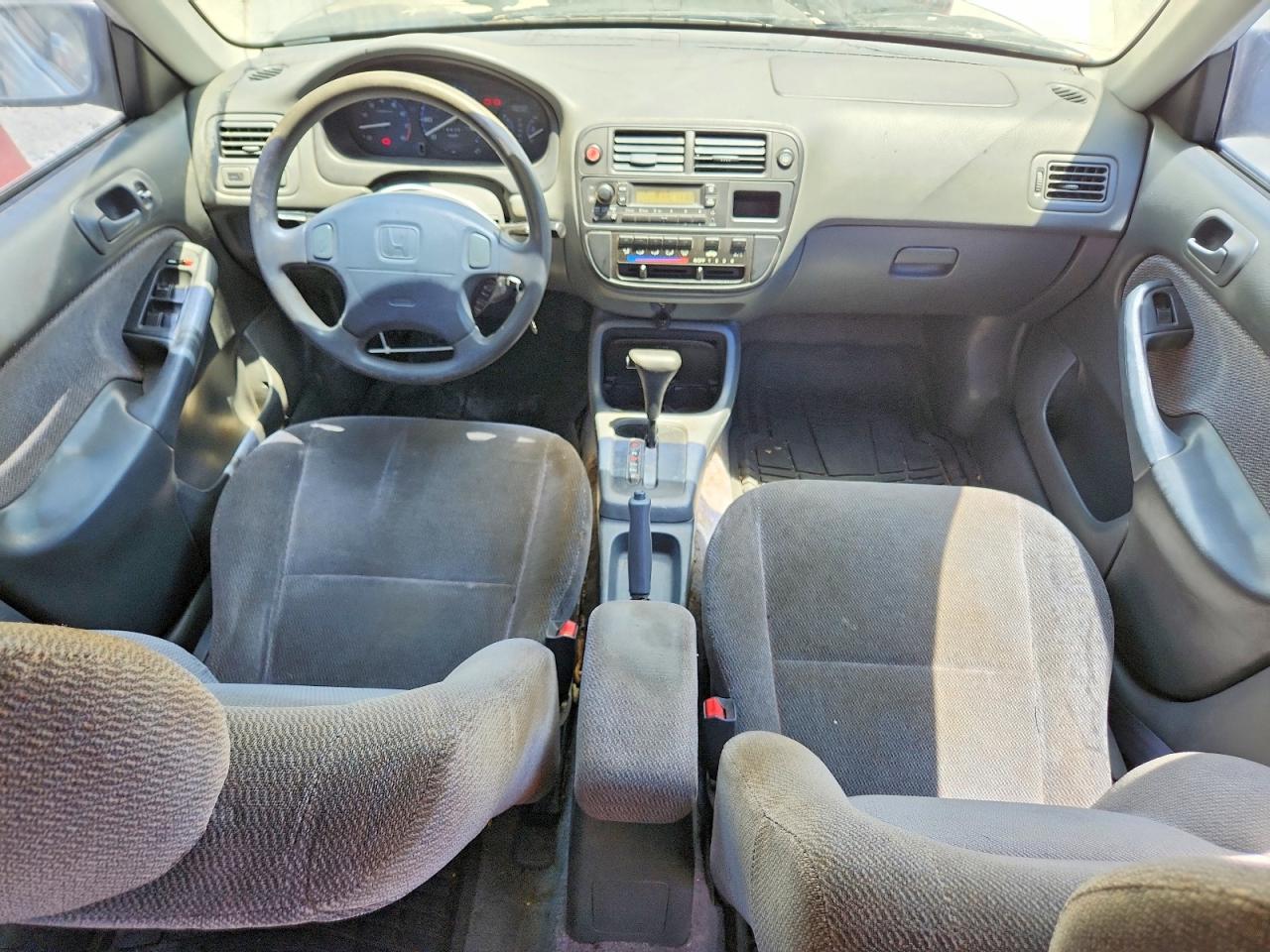 1998 Honda Civic Lx Silver vin: 2HGEJ6672WH625645
