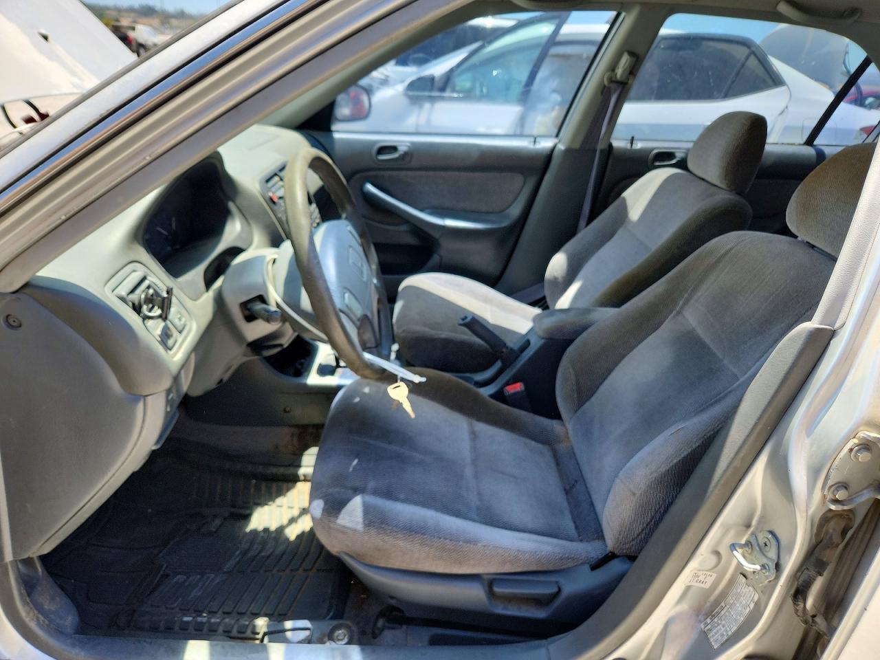1998 Honda Civic Lx Silver vin: 2HGEJ6672WH625645