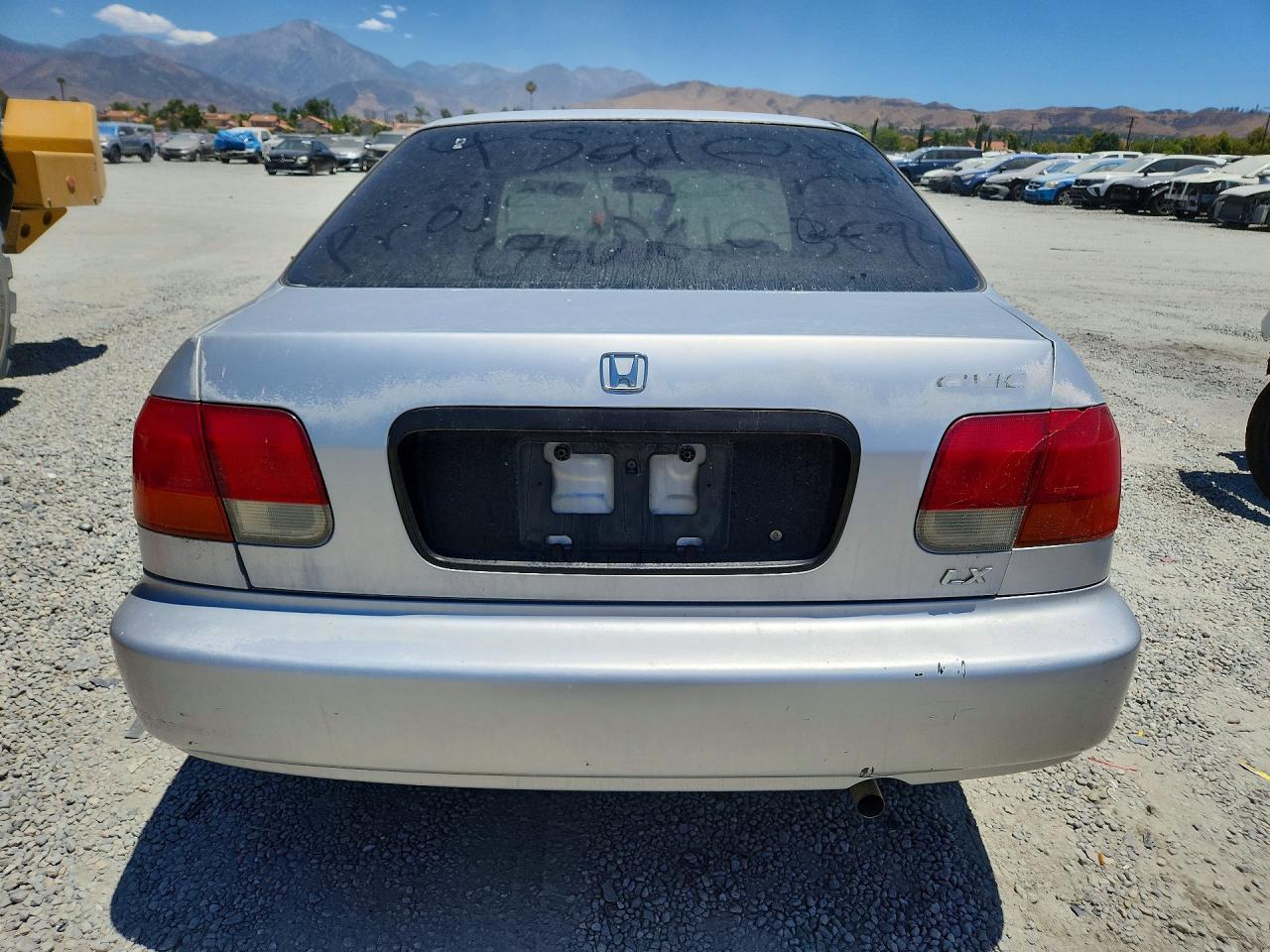 1998 Honda Civic Lx Silver vin: 2HGEJ6672WH625645
