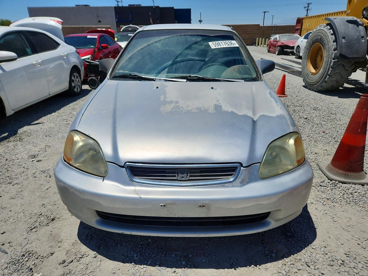 1998 Honda Civic Lx Silver vin: 2HGEJ6672WH625645