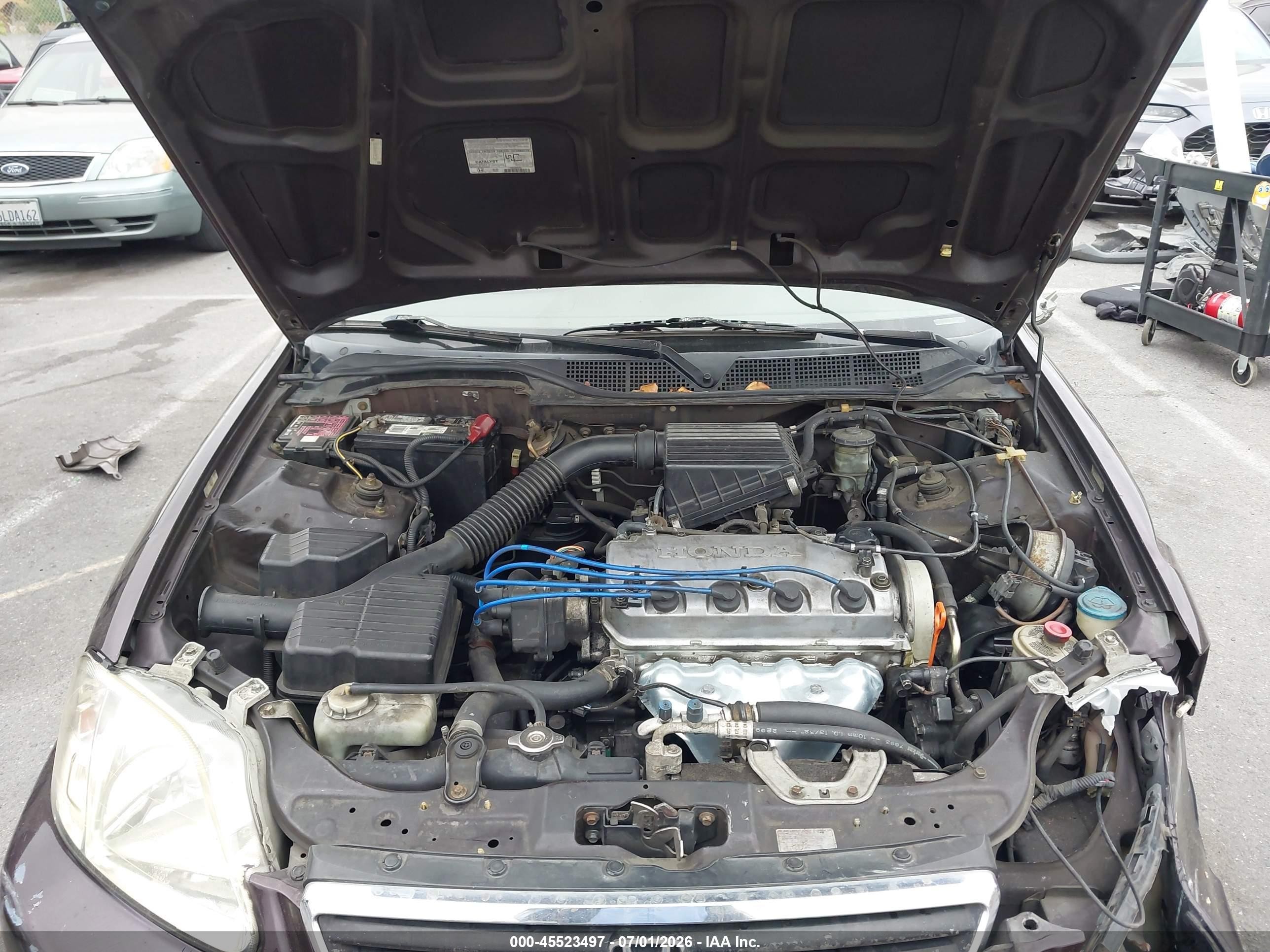 2000 Honda Civic Lx Purple vin: 2HGEJ6672YH505721