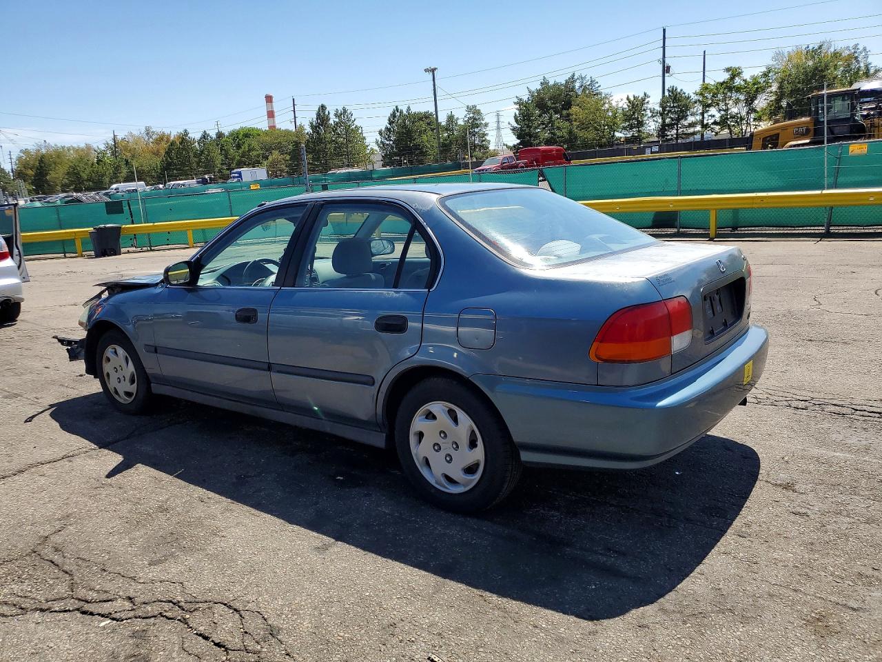 1997 Honda Civic Lx Blue vin: 2HGEJ6673VH521051