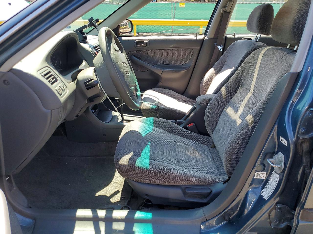 1997 Honda Civic Lx Blue vin: 2HGEJ6673VH521051