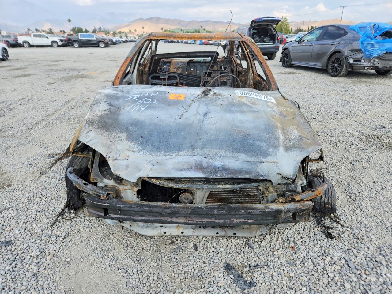 1998 Honda Civic Lx Burn vin: 2HGEJ6673WH581414