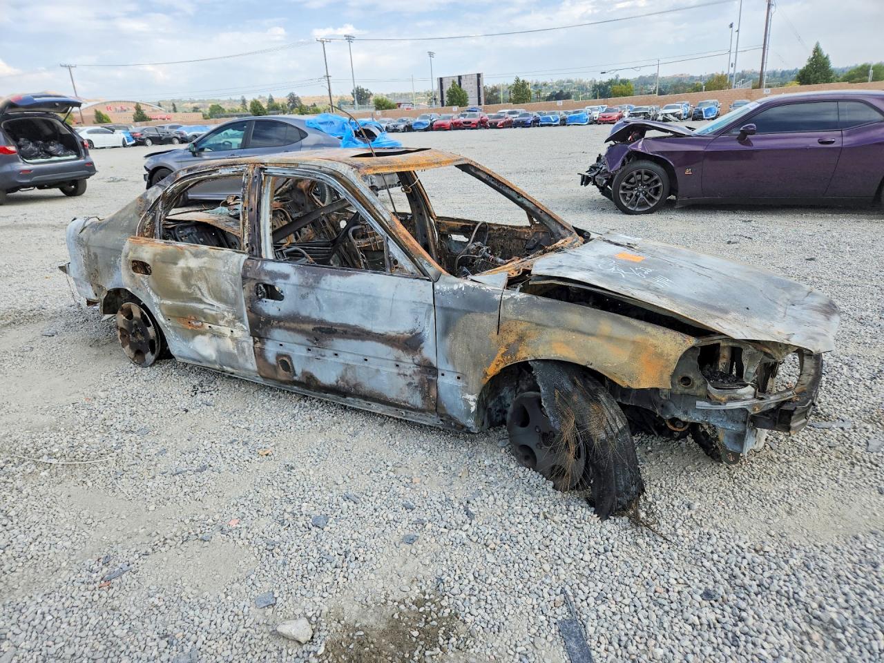 1998 Honda Civic Lx Burn vin: 2HGEJ6673WH581414