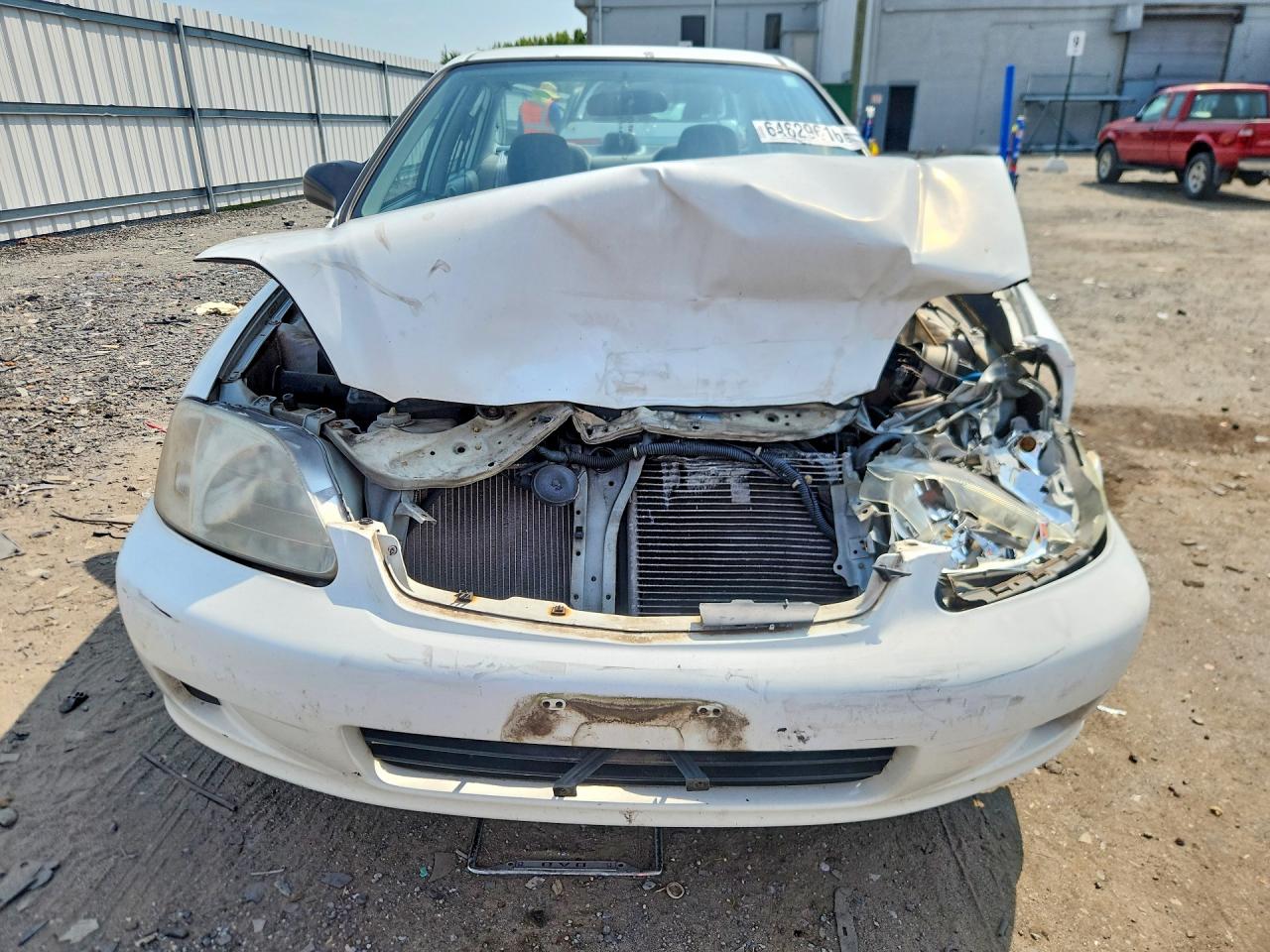 1999 Honda Civic Lx Белый vin: 2HGEJ6673XH566252