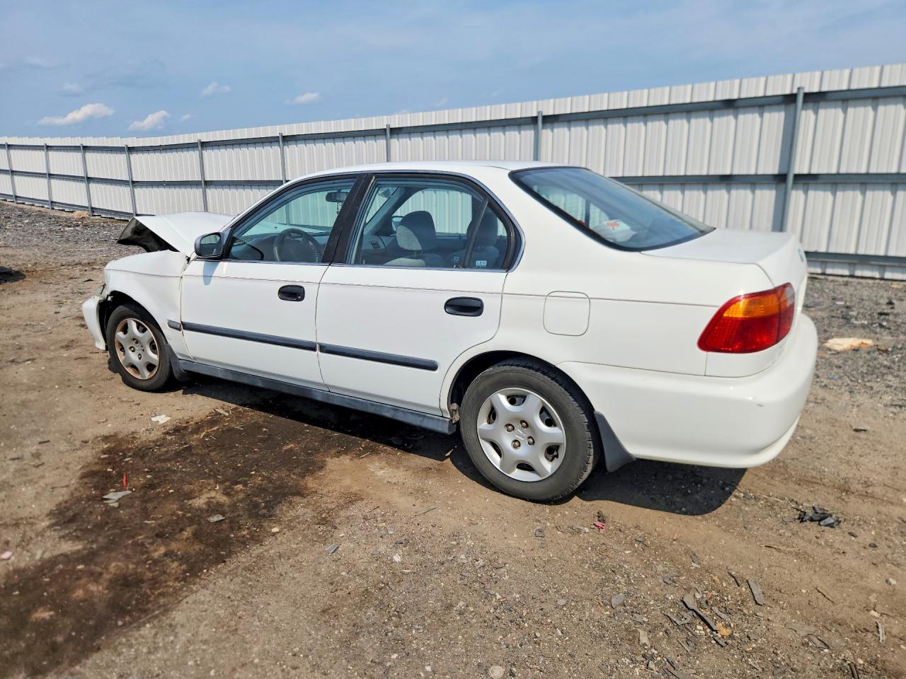 1999 Honda Civic Lx Белый vin: 2HGEJ6673XH566252