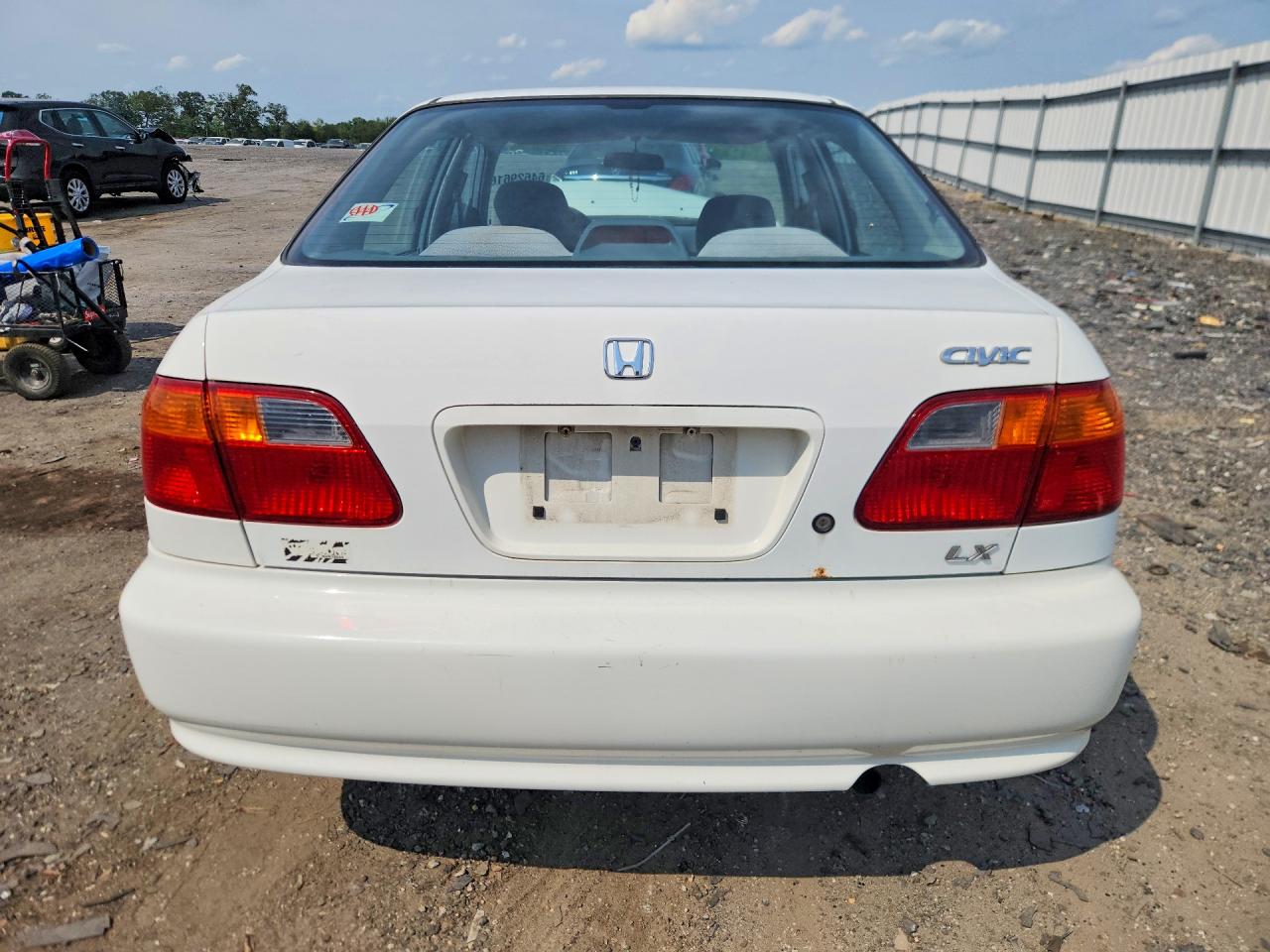 1999 Honda Civic Lx Белый vin: 2HGEJ6673XH566252