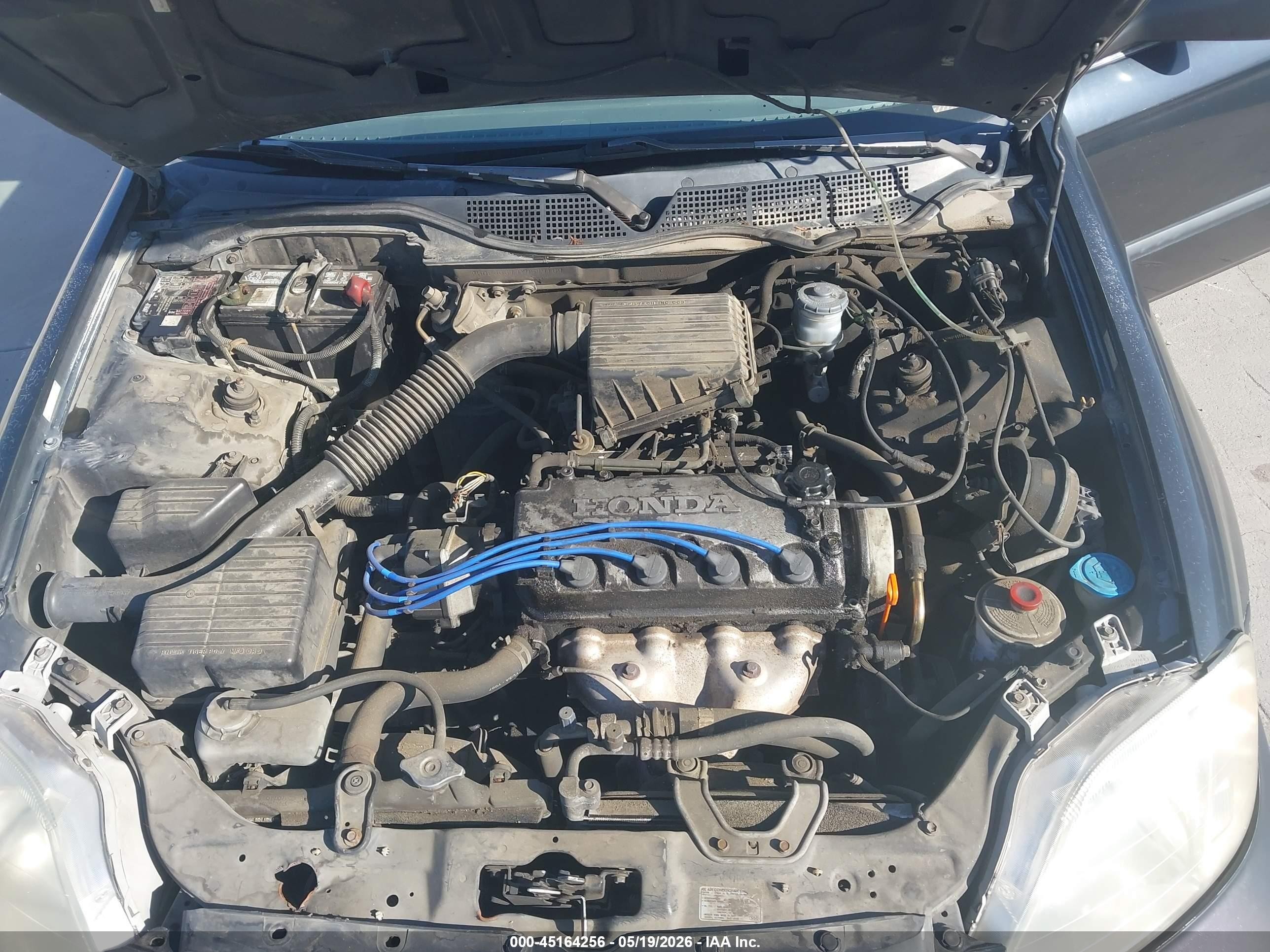 2000 Honda Civic Lx Gray vin: 2HGEJ6673YH599169