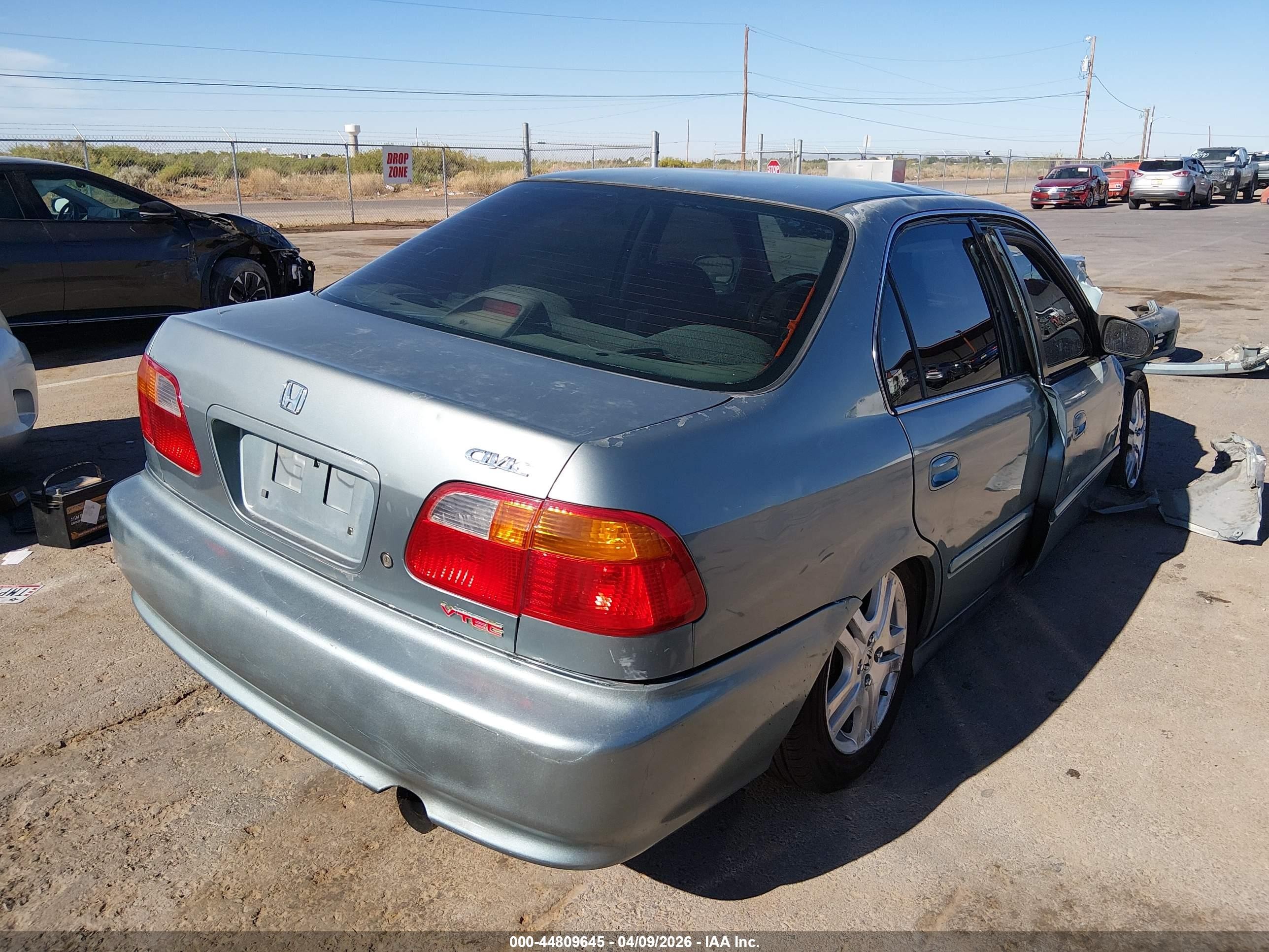 2000 Honda Civic Lx Silver vin: 2HGEJ6674YH547596