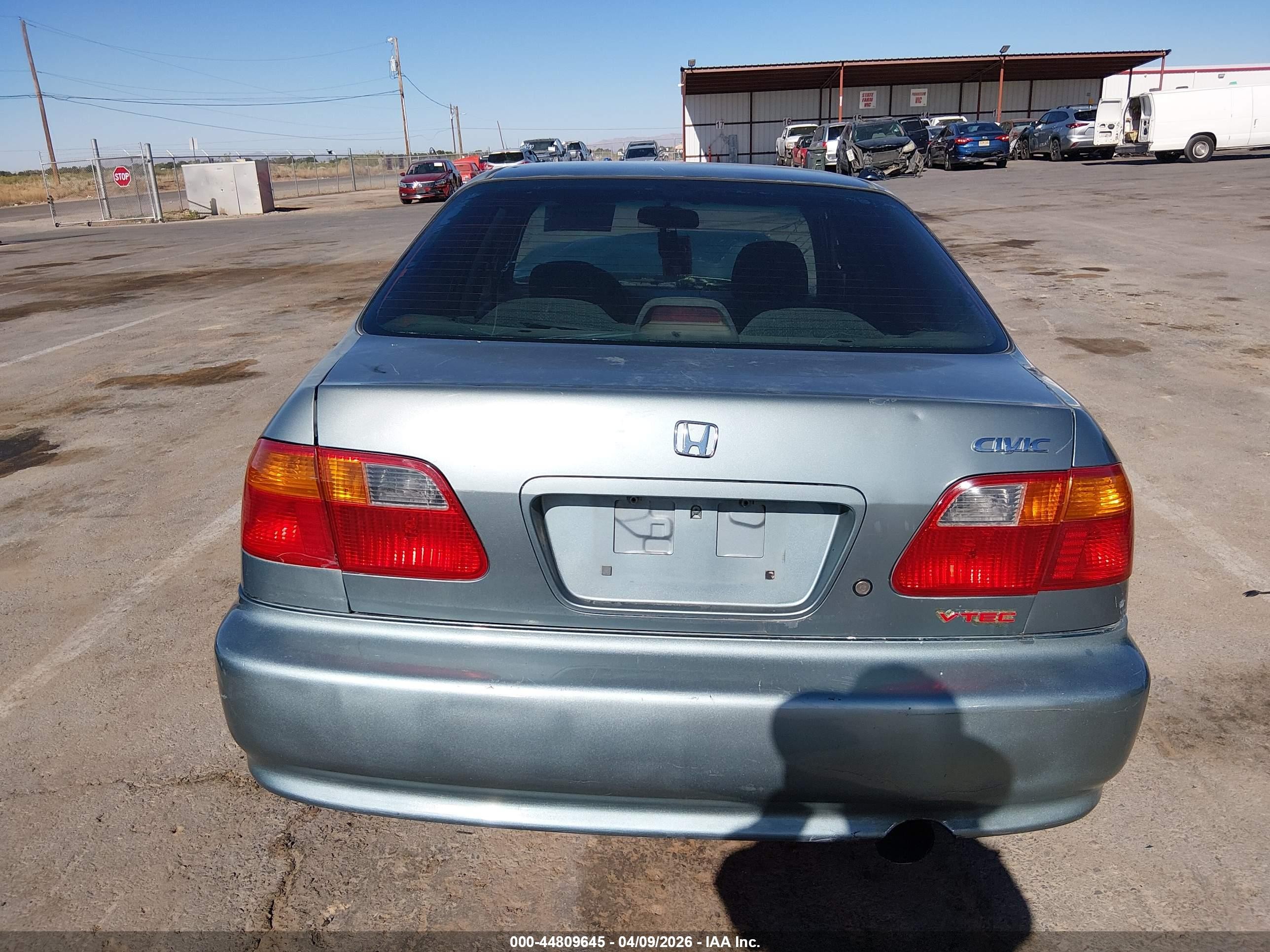 2000 Honda Civic Lx Silver vin: 2HGEJ6674YH547596