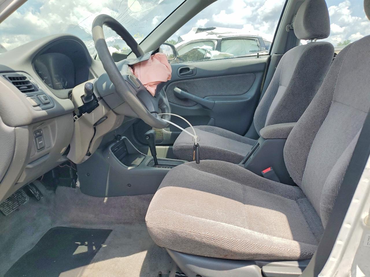 1997 Honda Civic Lx White vin: 2HGEJ6676VH510223