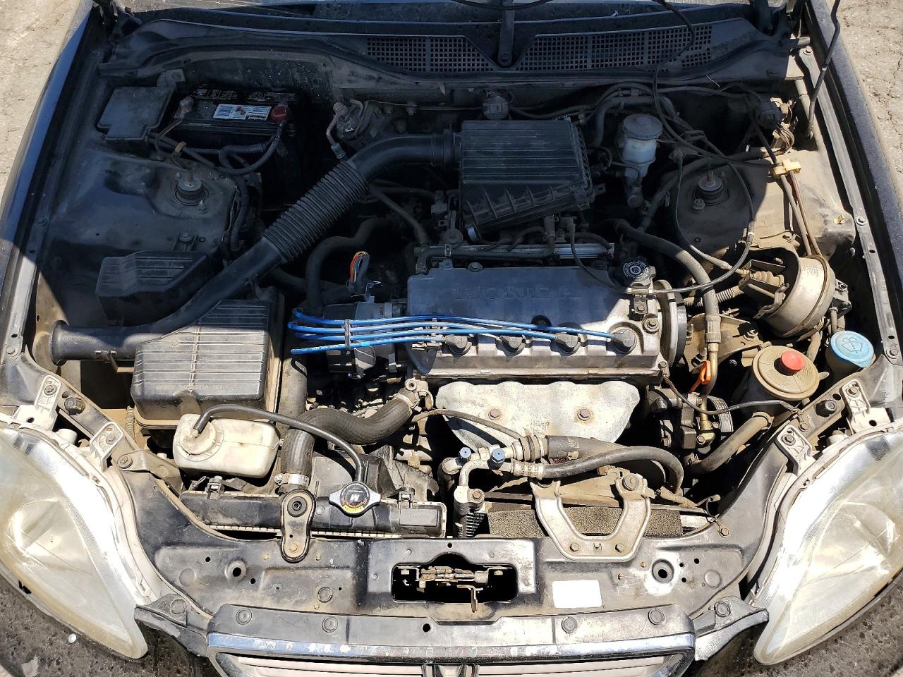 1997 Honda Civic Lx Black vin: 2HGEJ6676VH574925